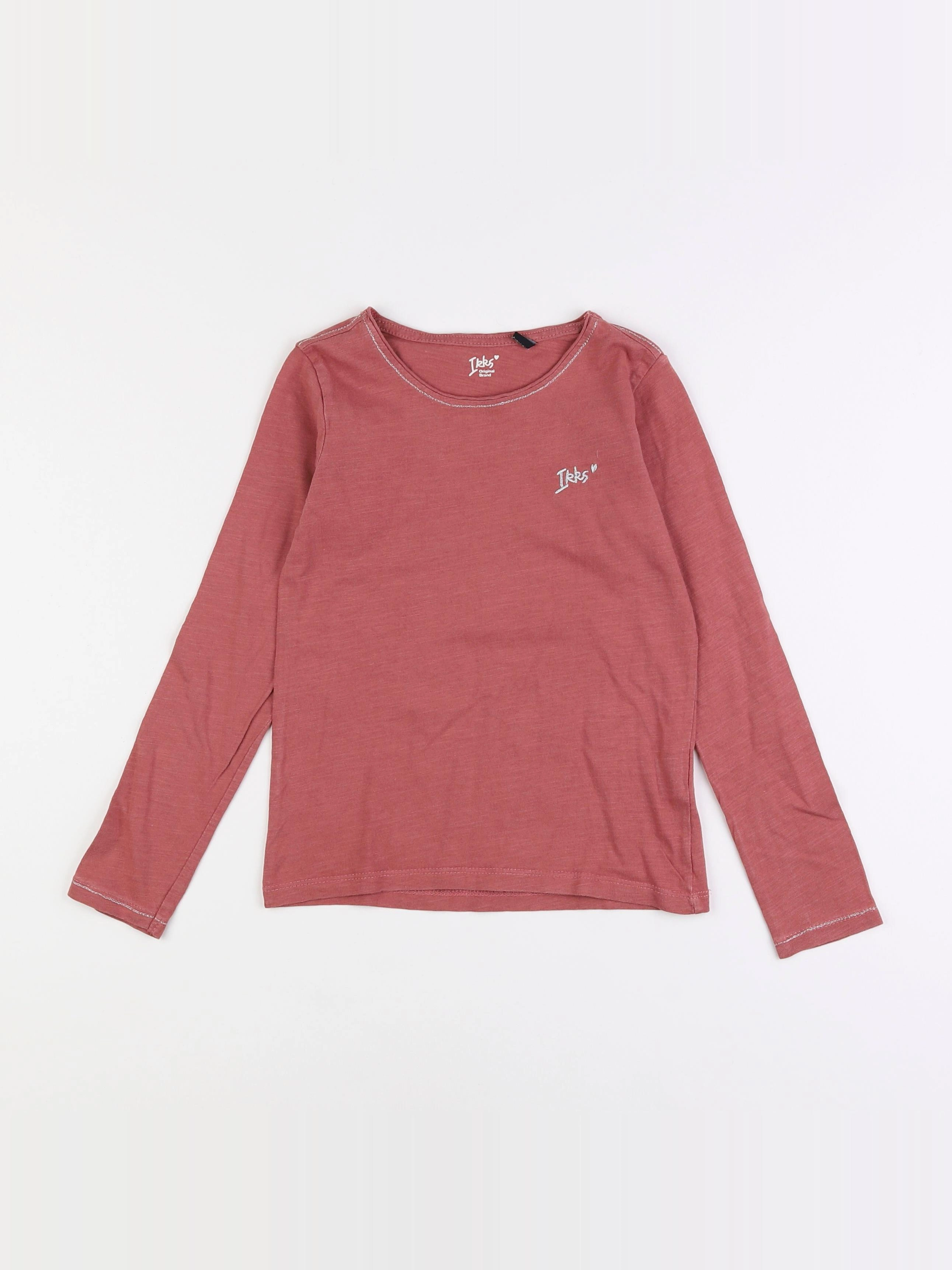 IKKS - tee-shirt rose - 8 ans