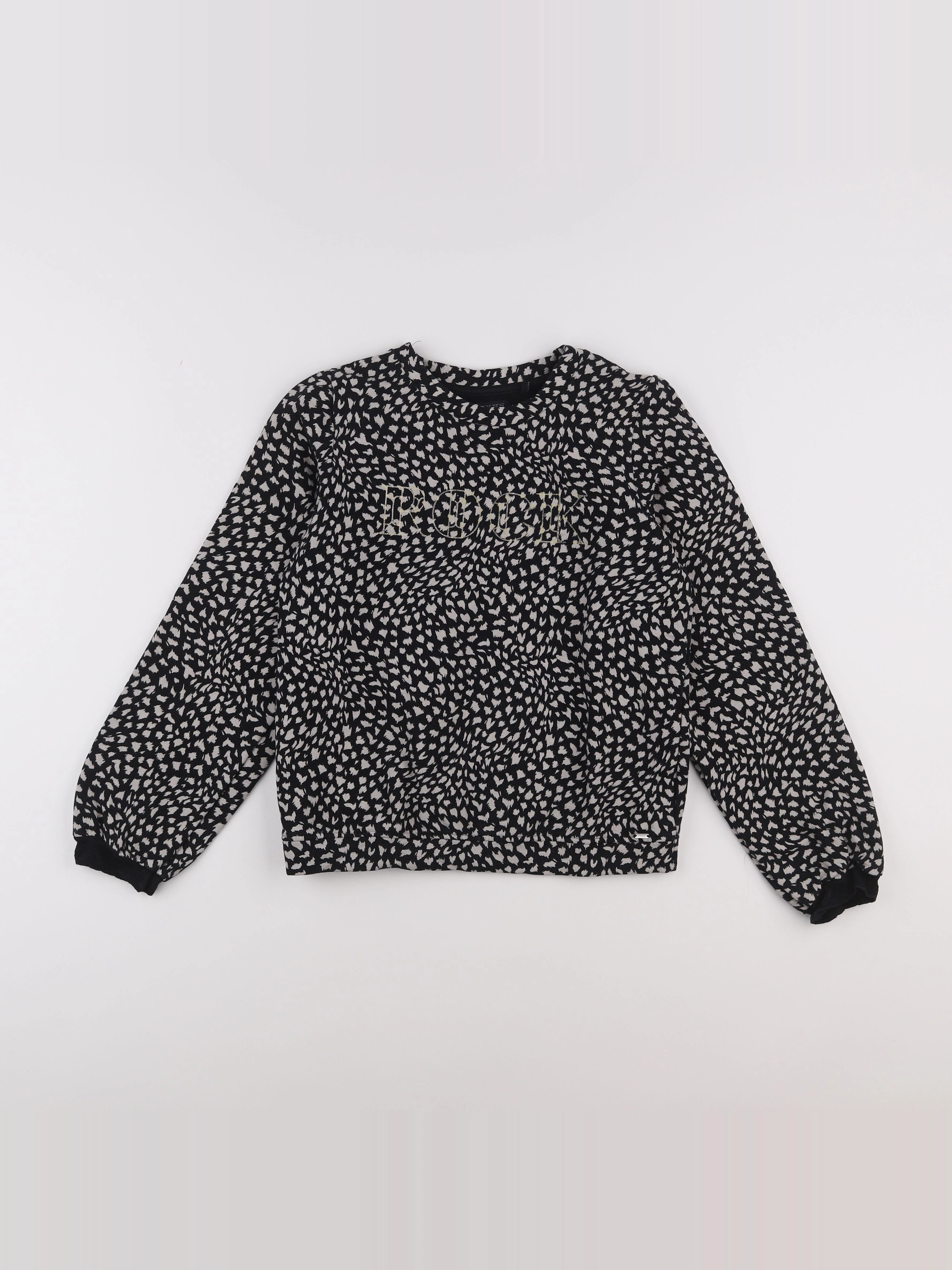 IKKS - sweat noir - 12 ans