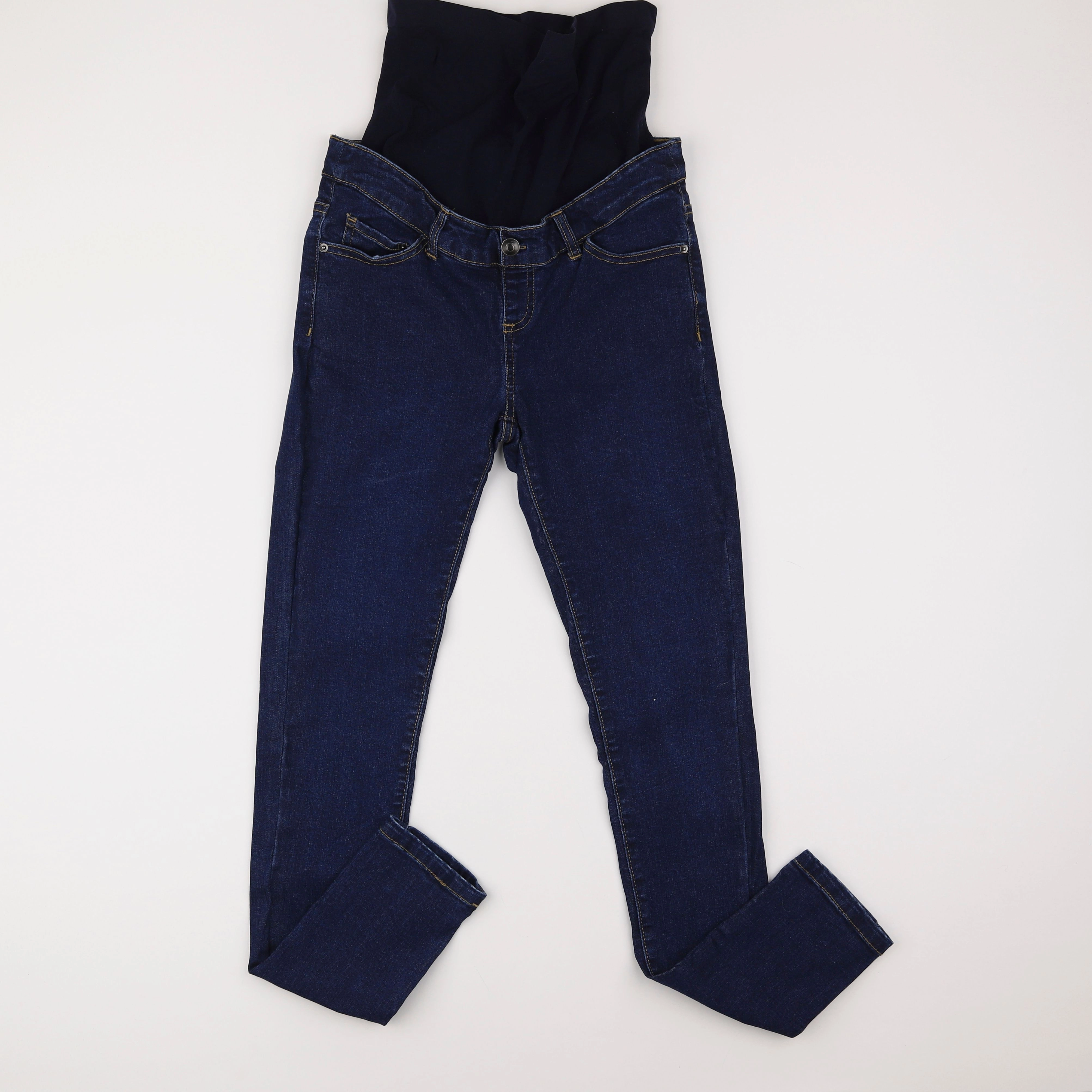 Vertbaudet - jean grossesse bleu - 34