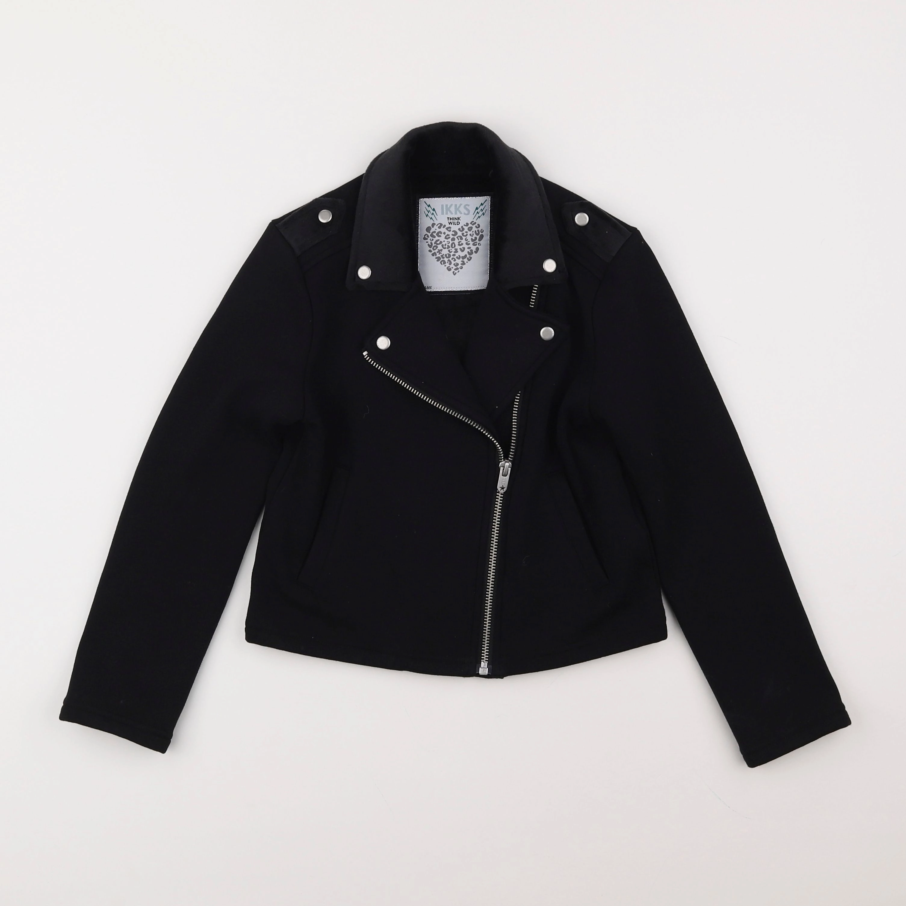 IKKS - veste noir - 8 ans