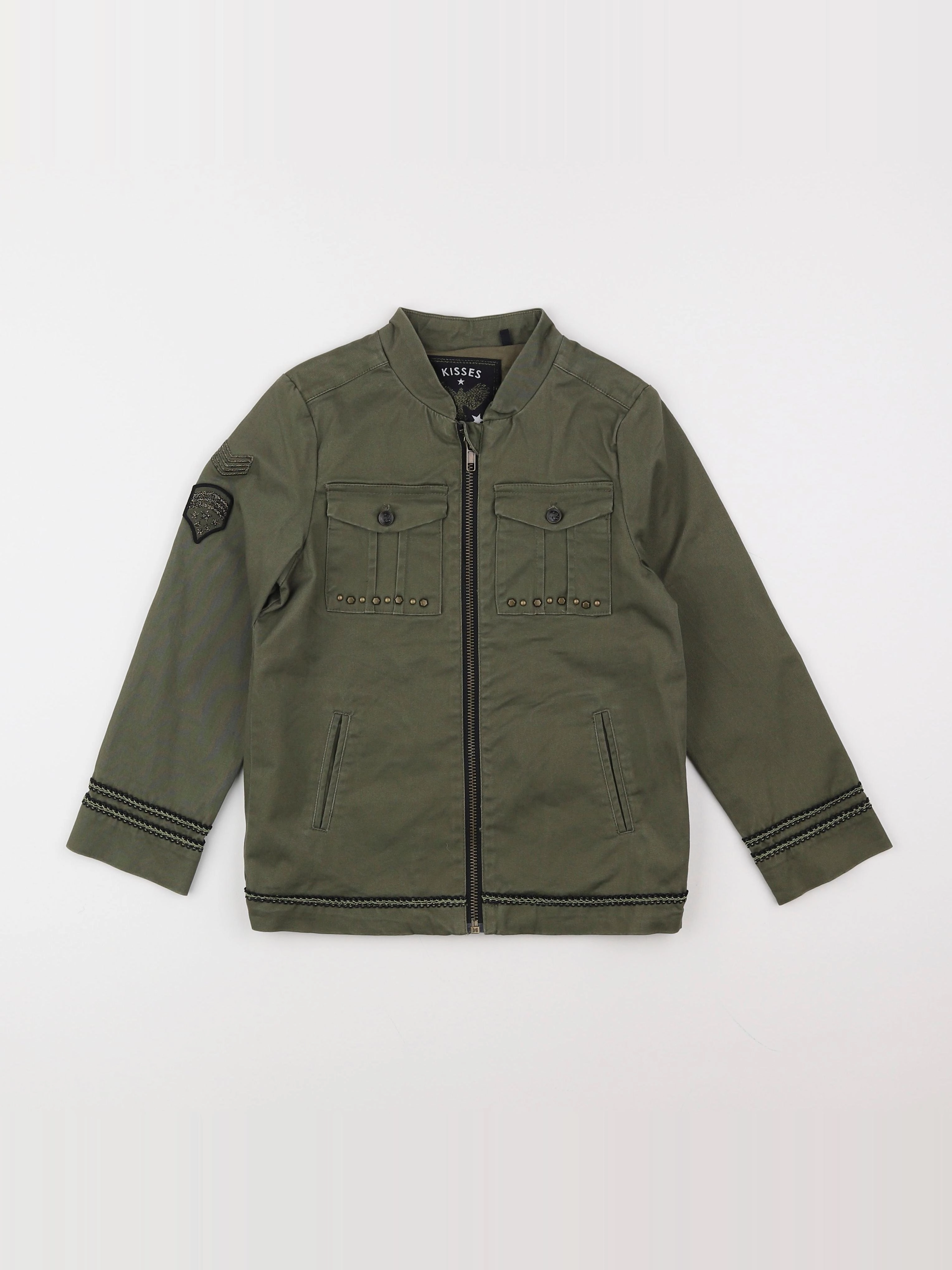IKKS - veste imprimé au dos vert - 6 ans