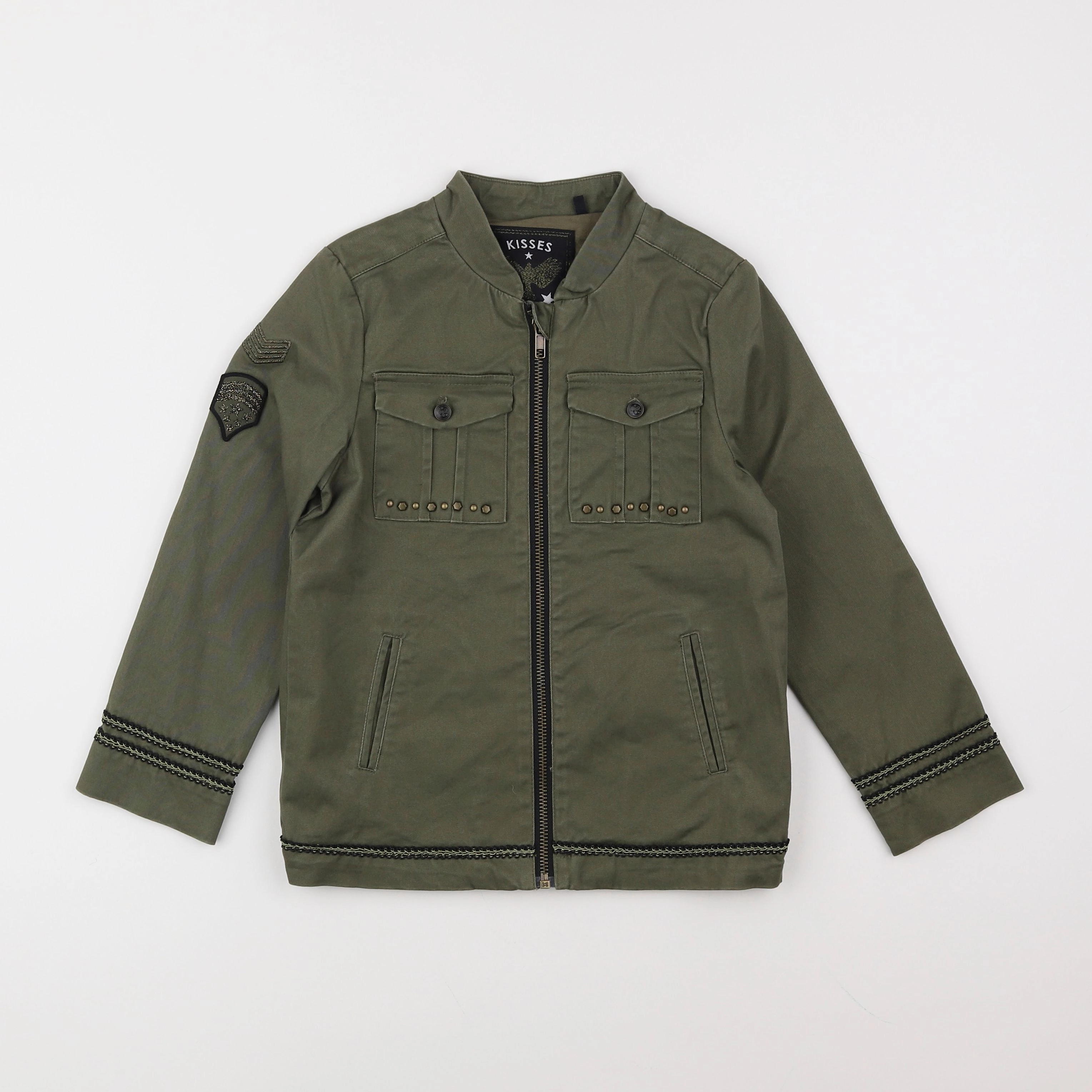 IKKS - veste imprimé au dos vert - 6 ans