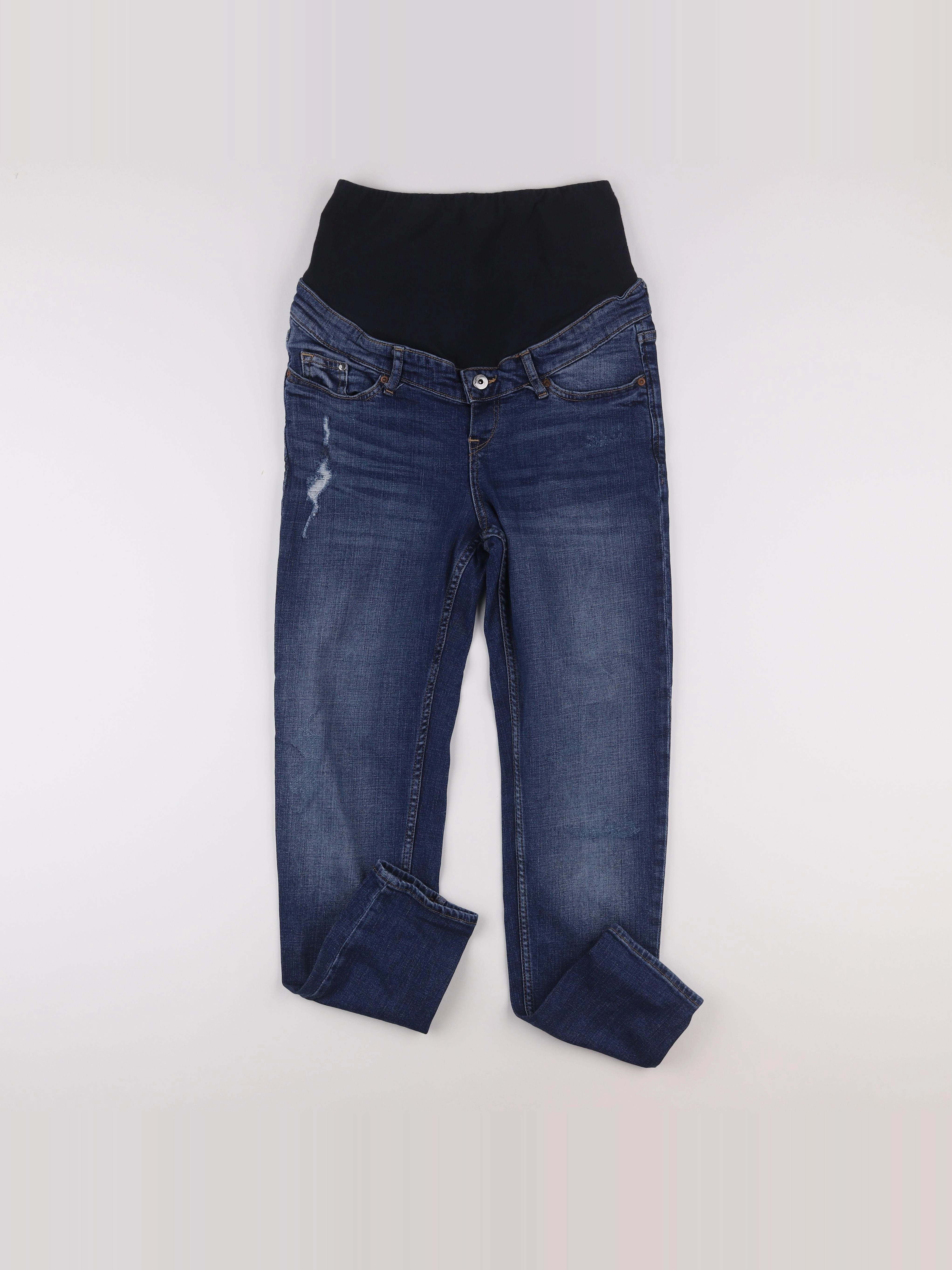 H&M - jean grossesse bleu - 36