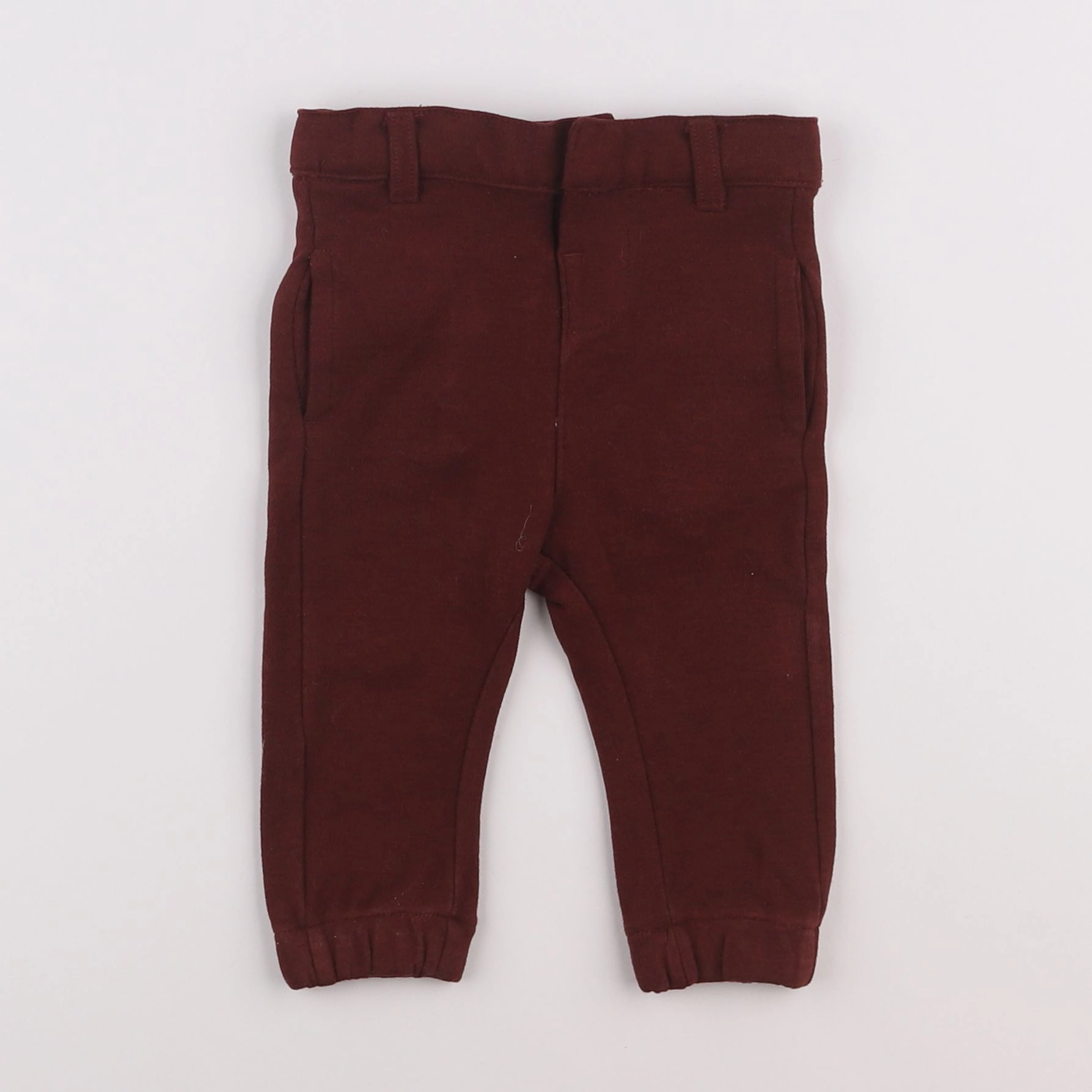 Vertbaudet - pantalon rouge - 6 mois