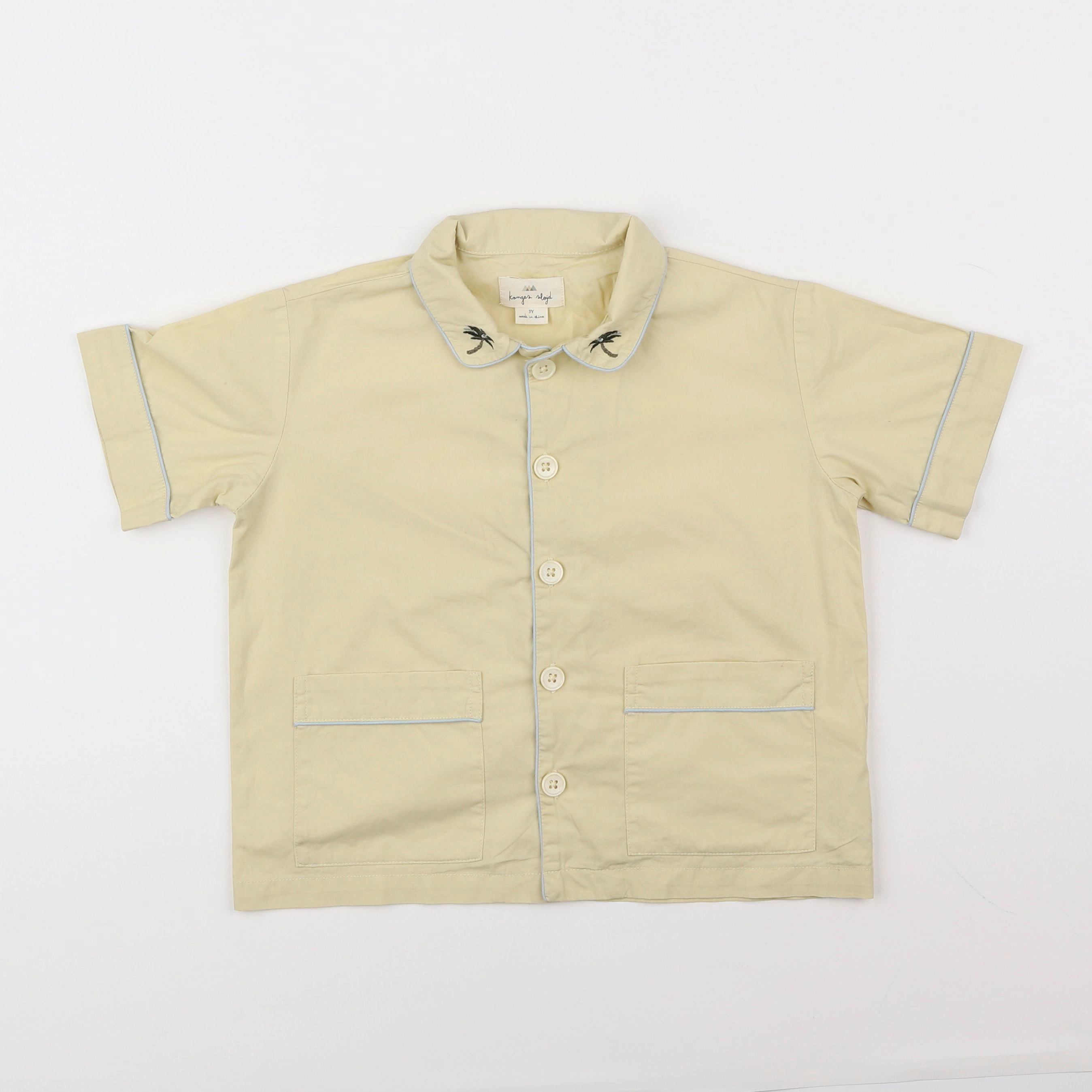 Konges slojd - chemise beige - 3 ans