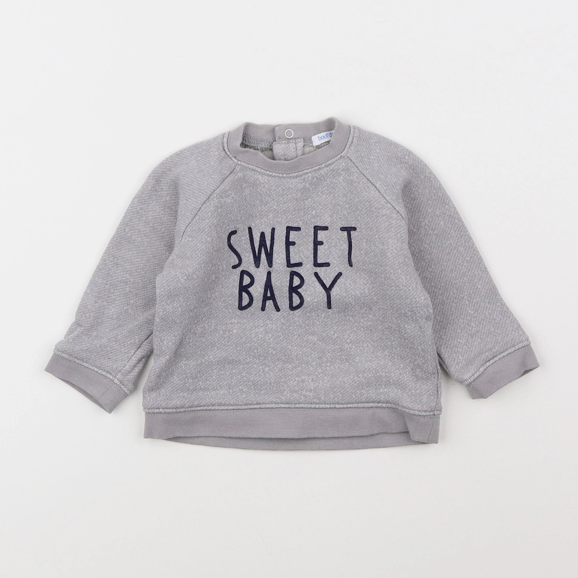 Boutchou - sweat gris - 6 mois