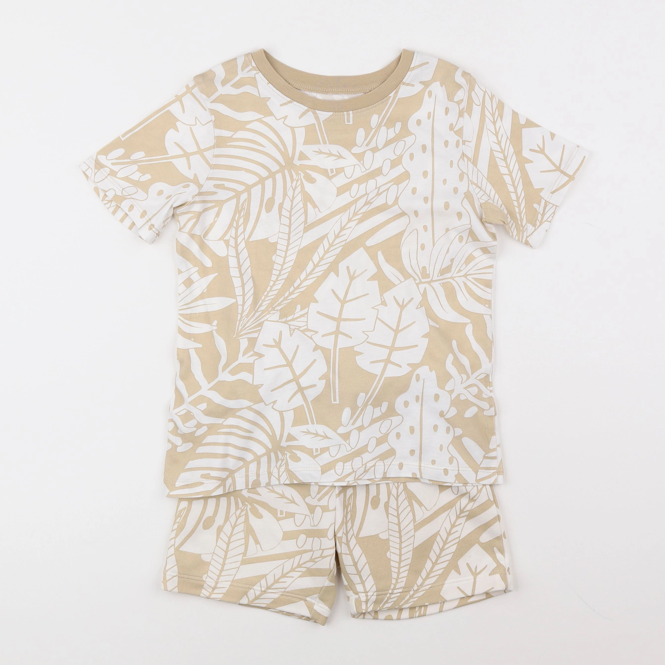 H&M - ensemble beige - 5/6 ans