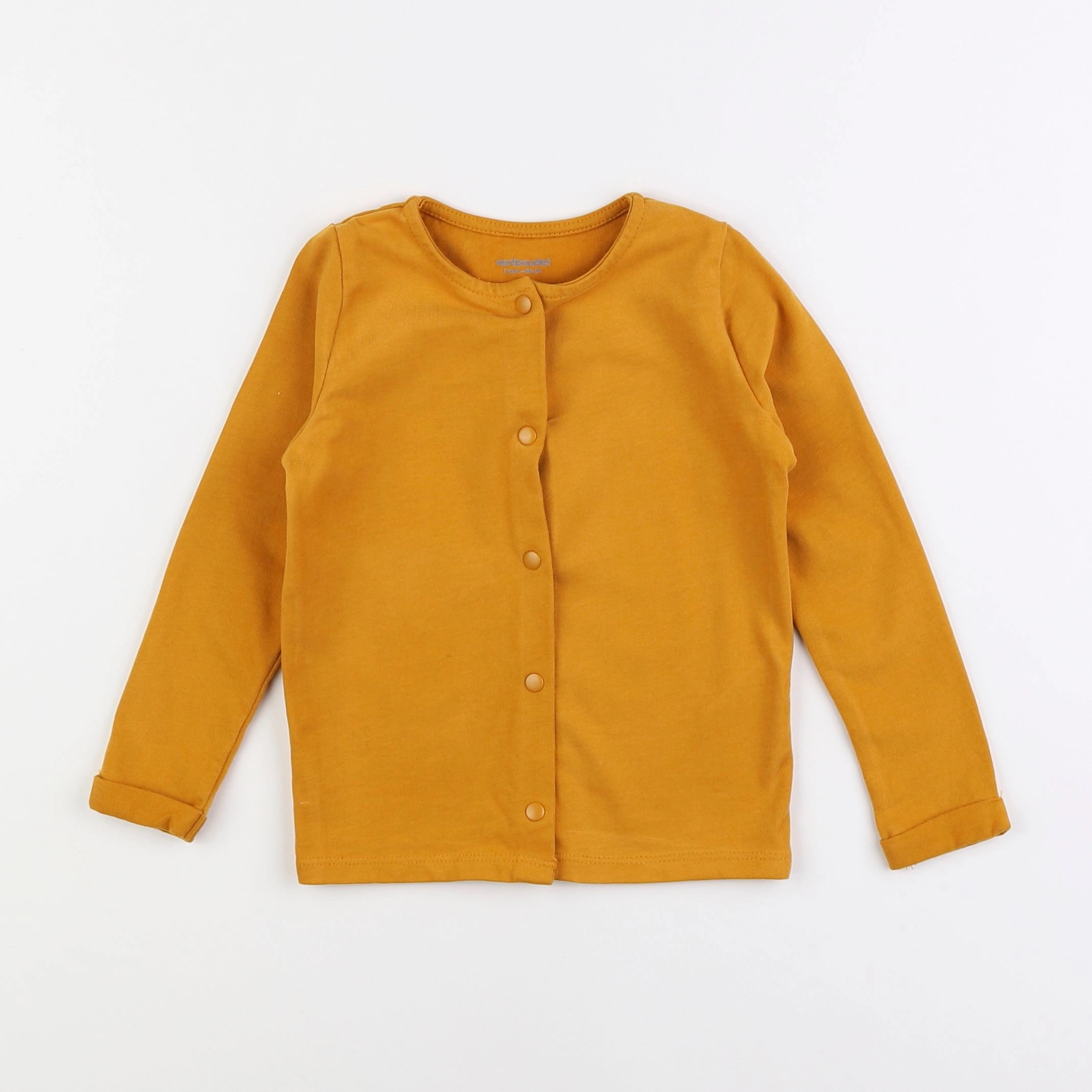 Vertbaudet - sweat jaune - 2 ans