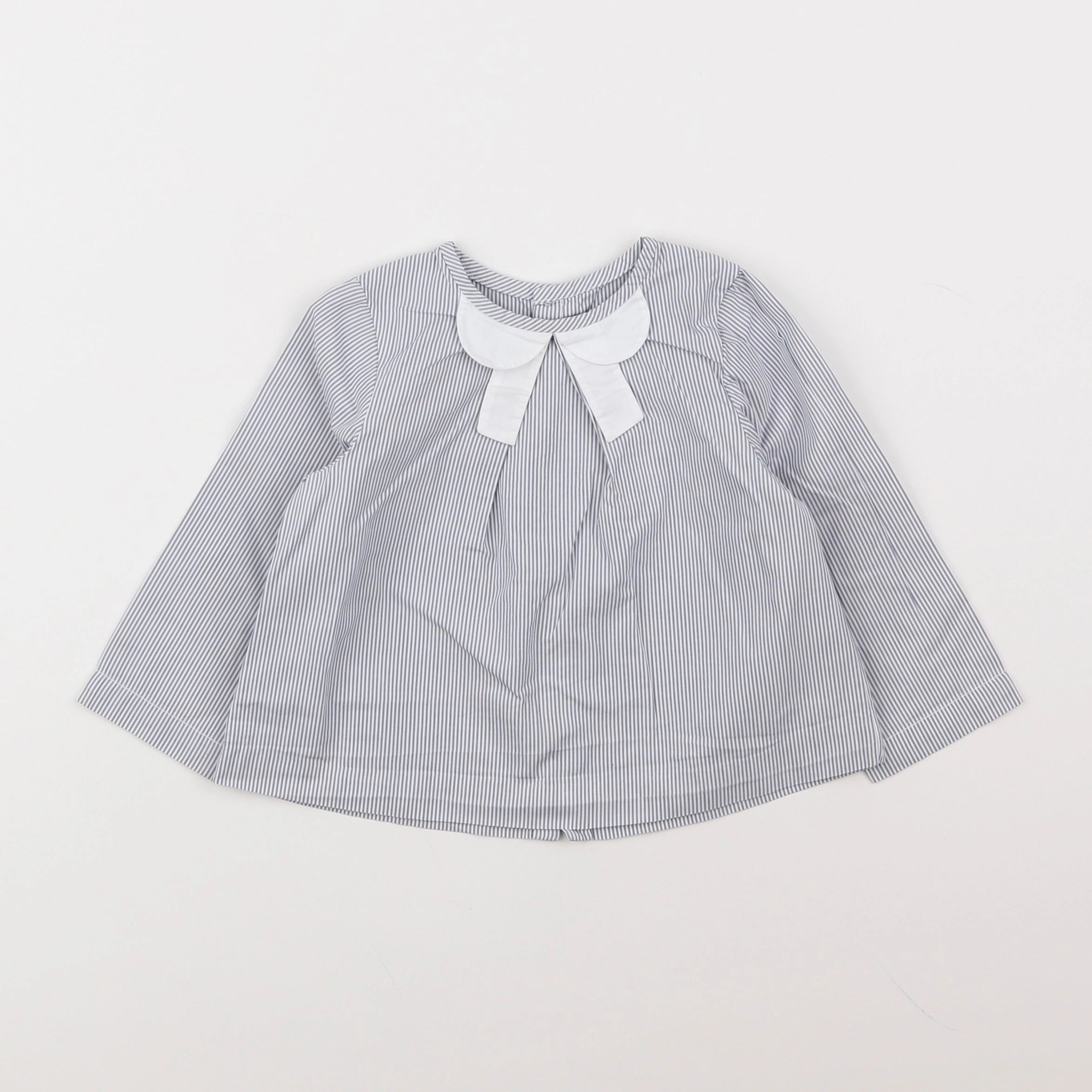 Jacadi - blouse gris - 18 mois