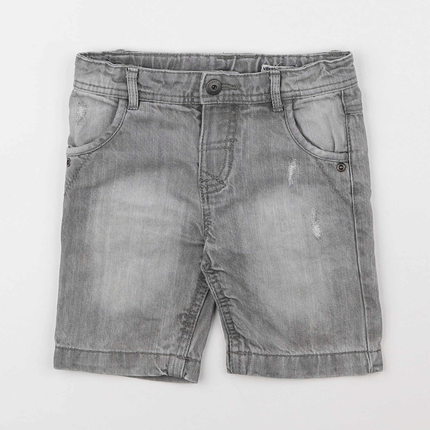 Vertbaudet - short gris - 5 ans