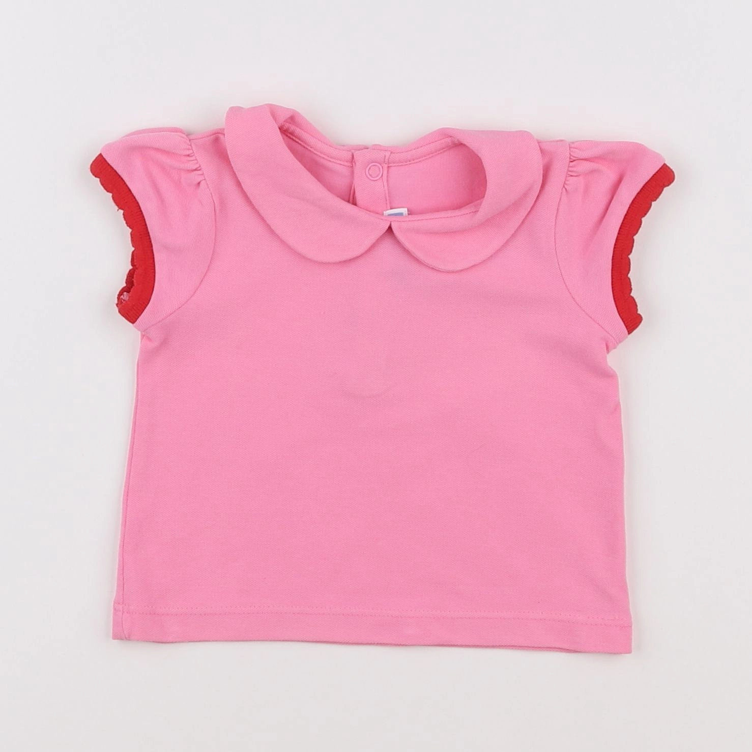 Jacadi - polo rose - 6 mois