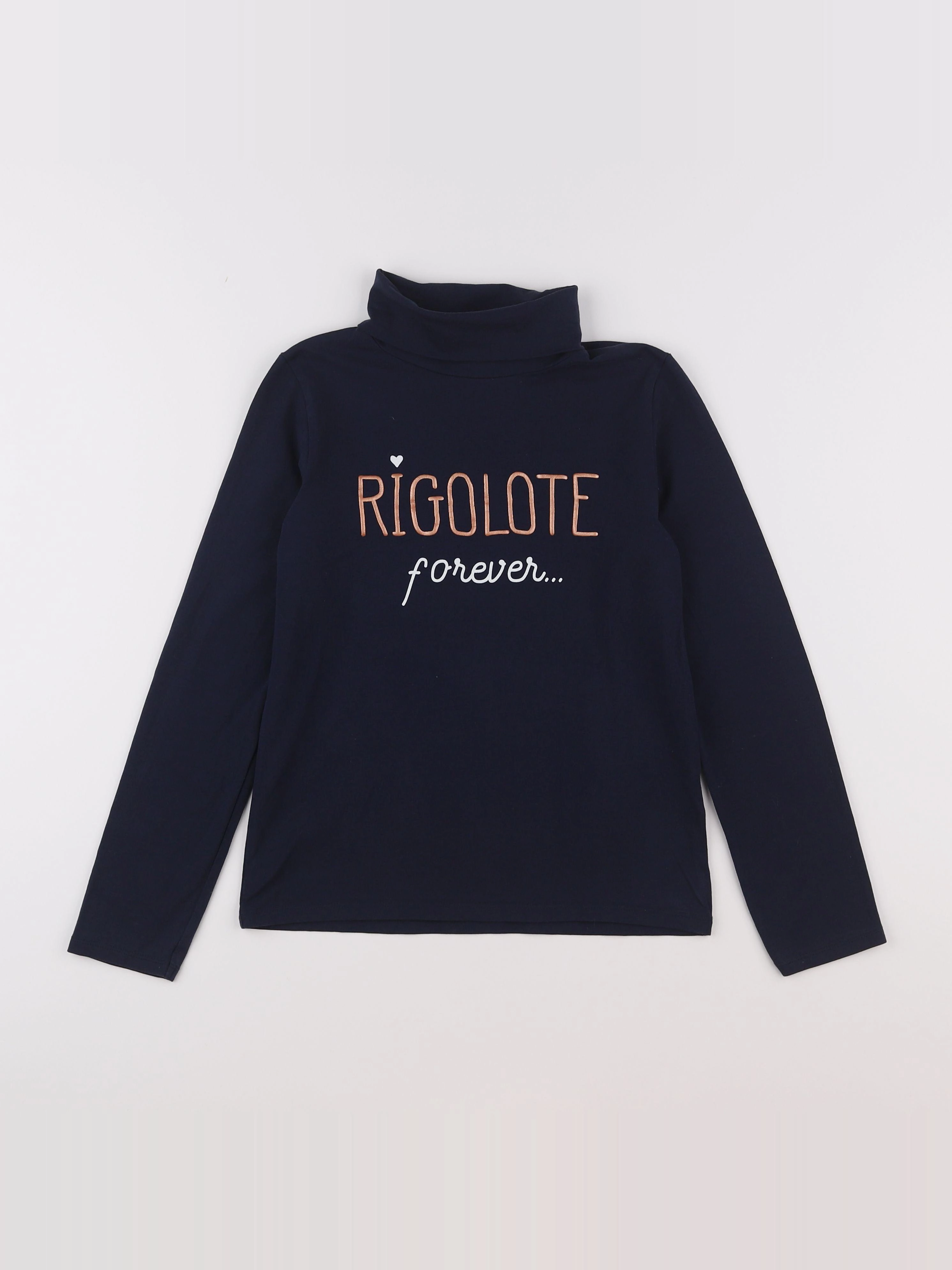 Vertbaudet - sous-pull bleu - 10 ans