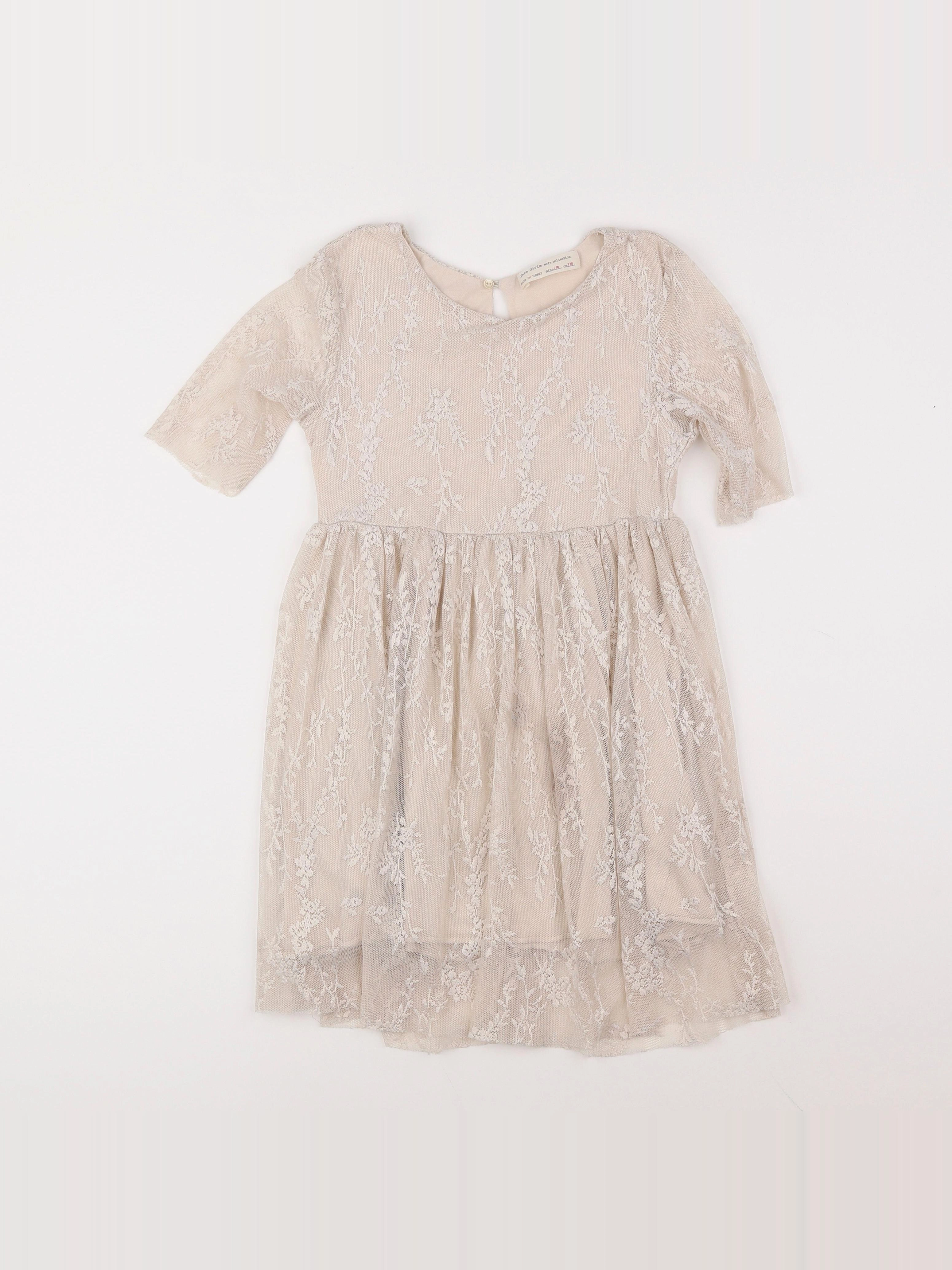 Zara - robe marron - 7/8 ans
