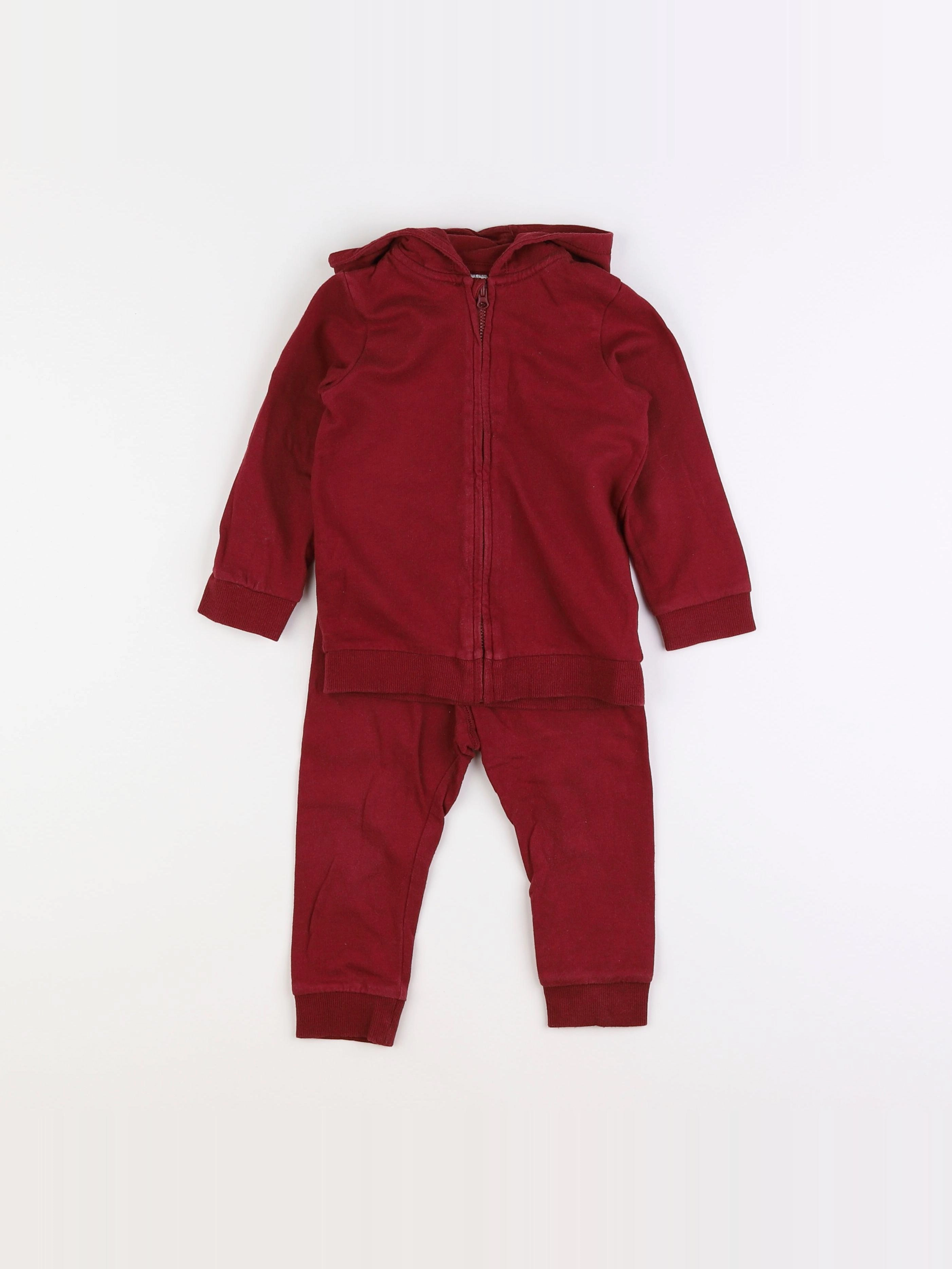 H&M - ensemble rouge - 18 mois