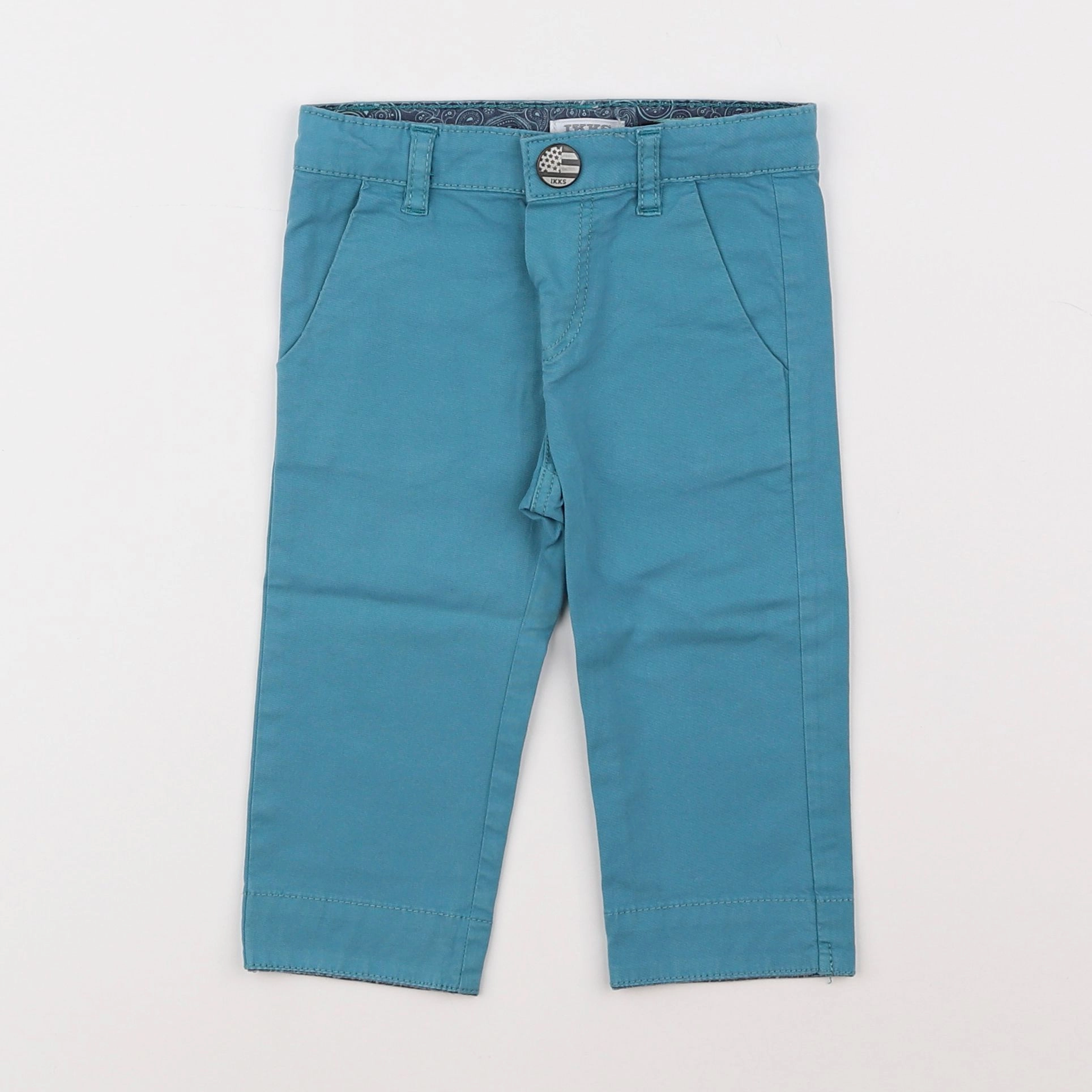 IKKS - pantalon bleu - 6 mois