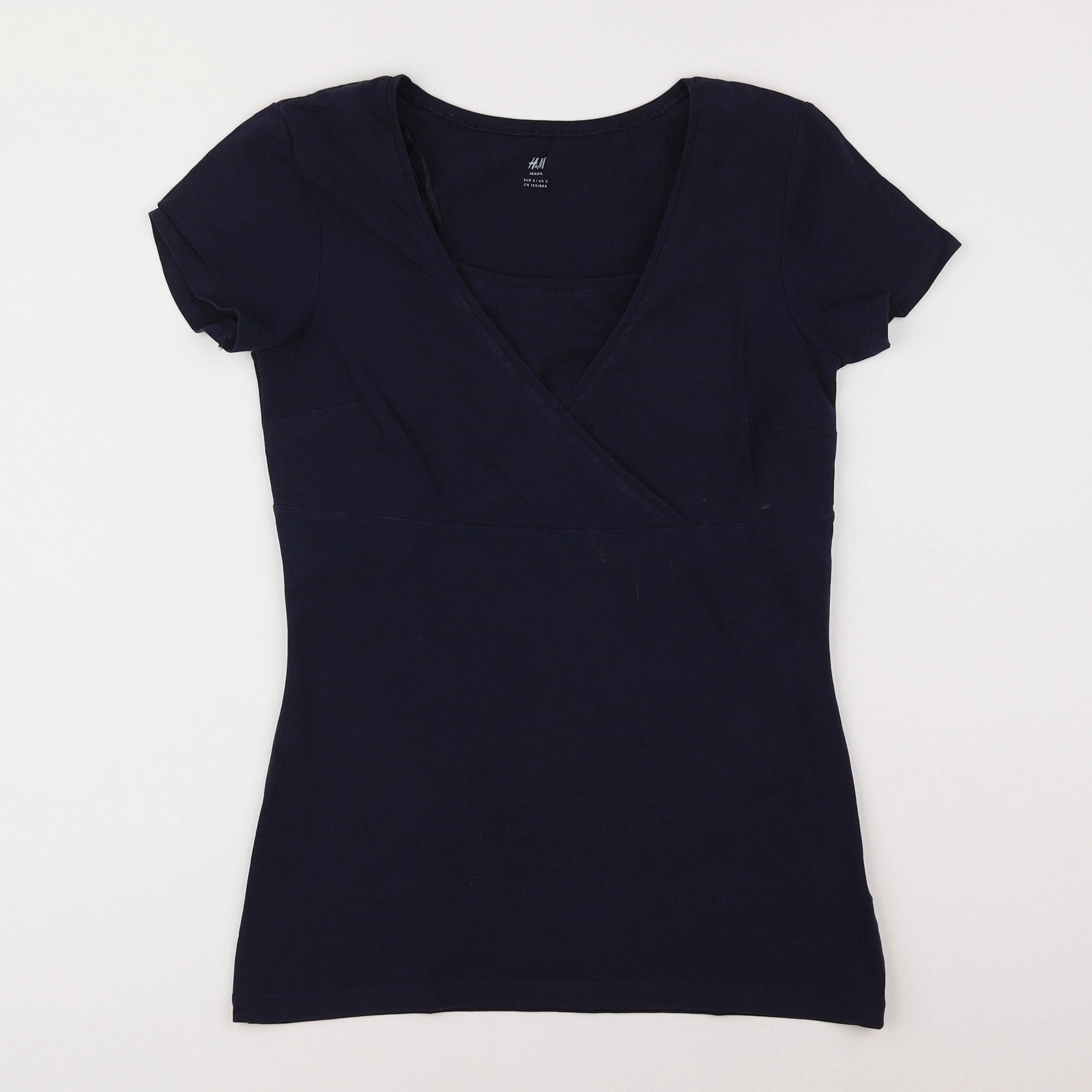 H&M - tee-shirt grossesse bleu - 38