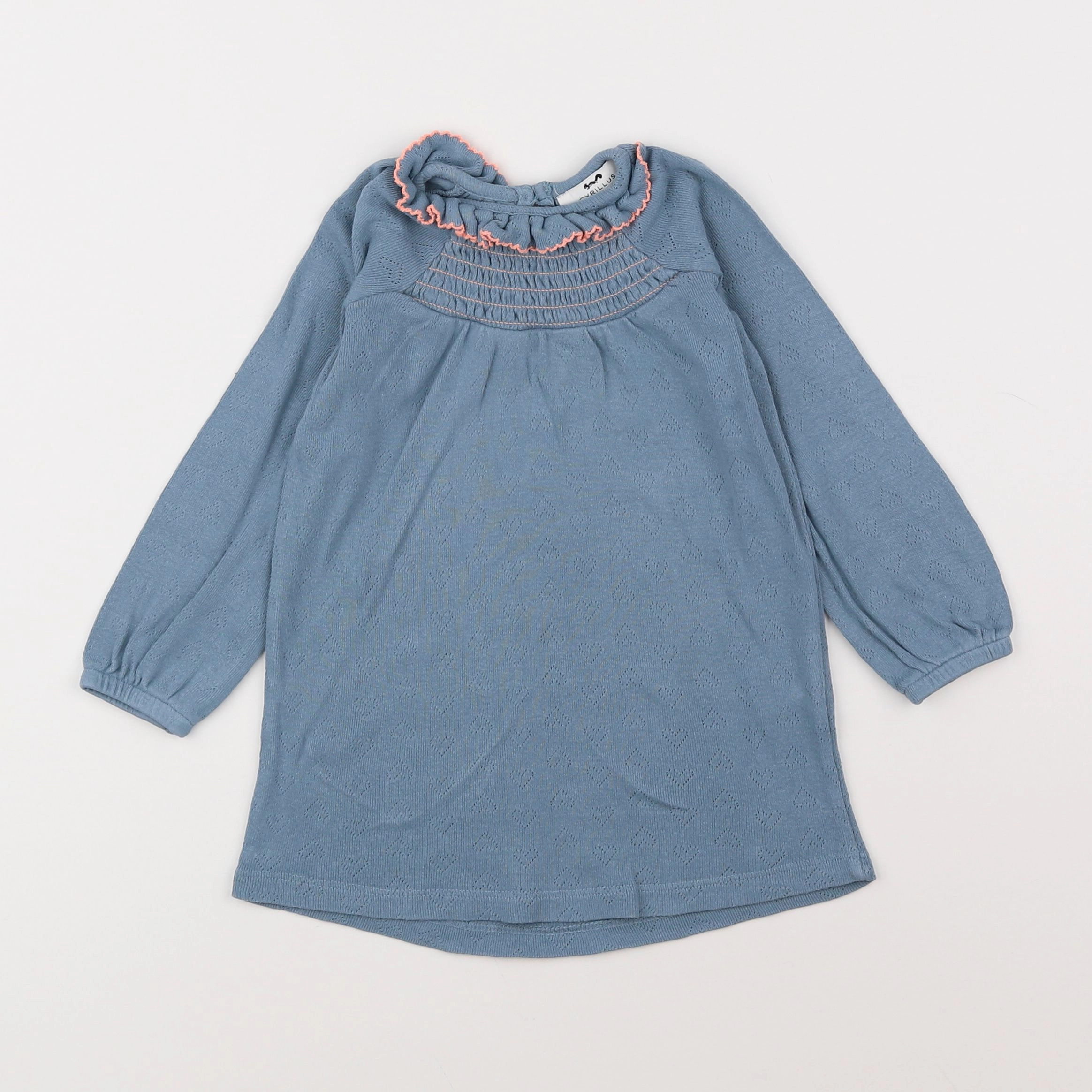 Cyrillus - tee-shirt bleu - 3 ans