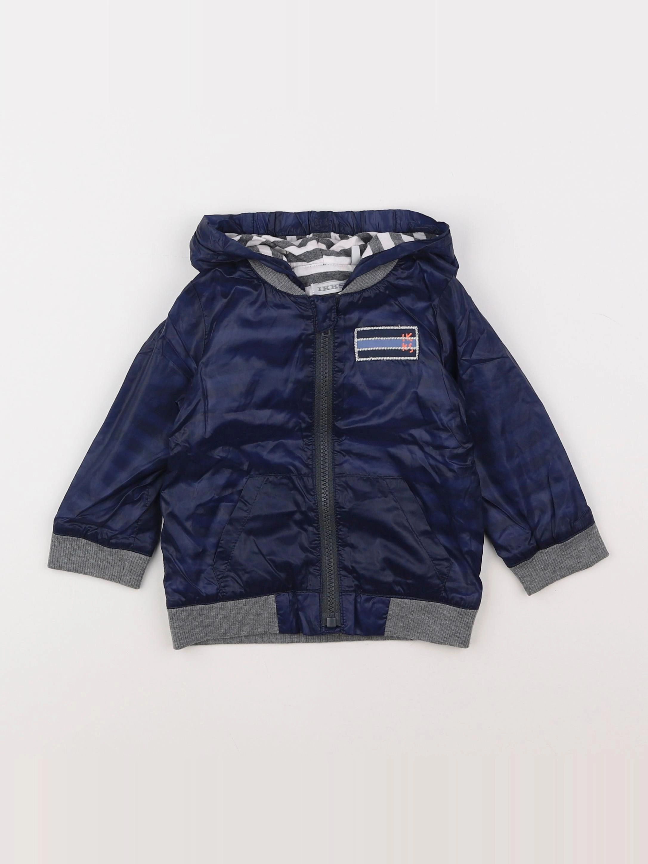 IKKS - coupe-vent bleu - 12 mois