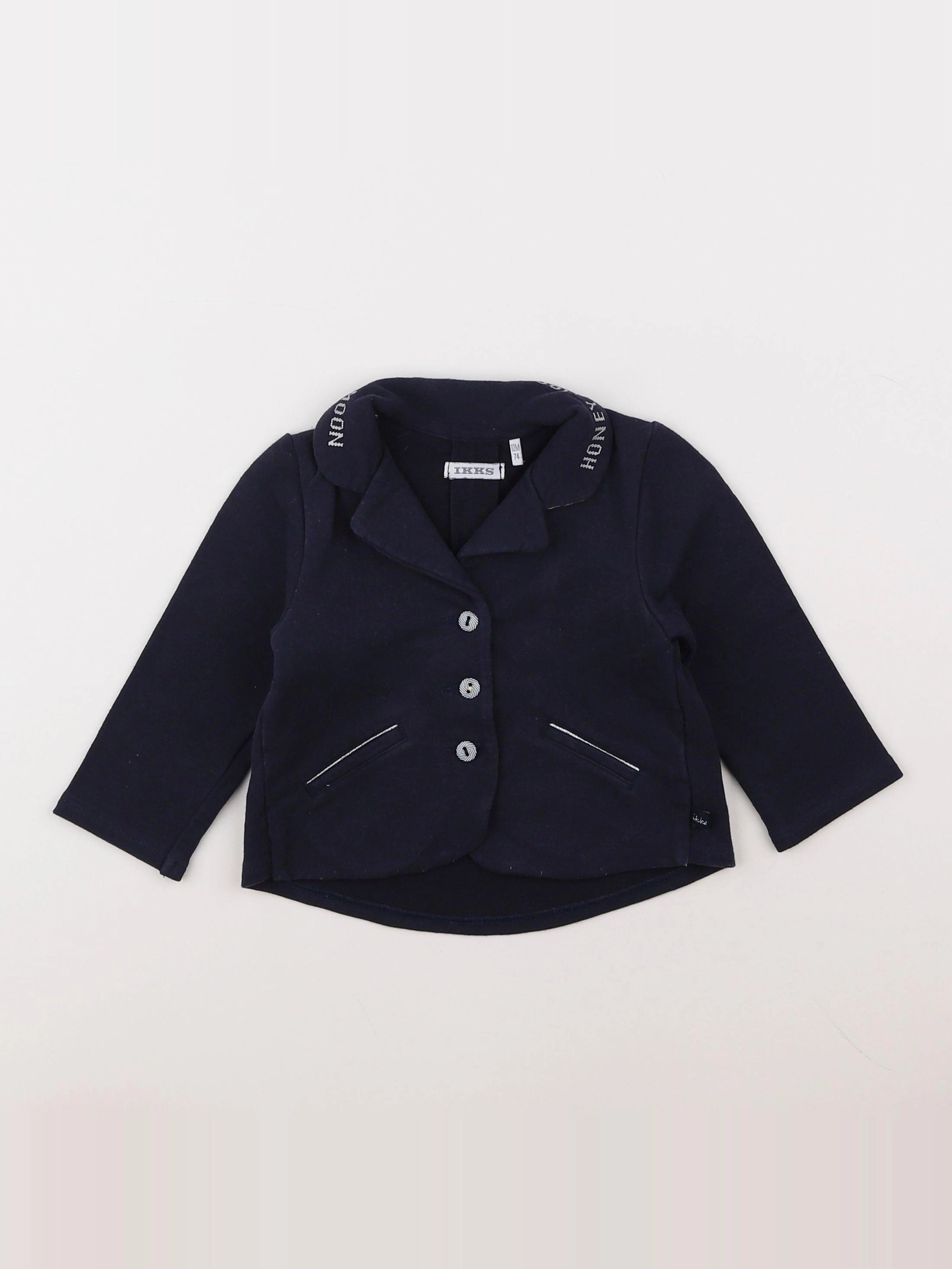 IKKS - veste bleu - 12 mois