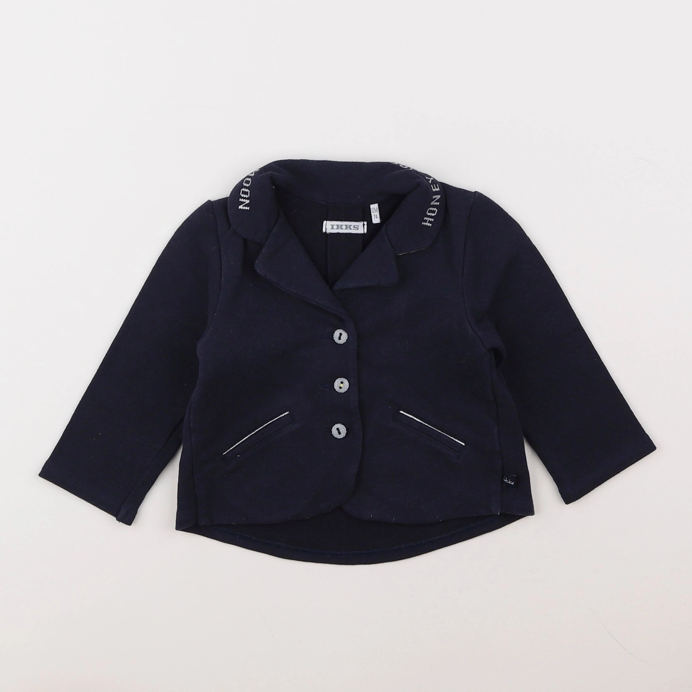 IKKS - veste bleu - 12 mois