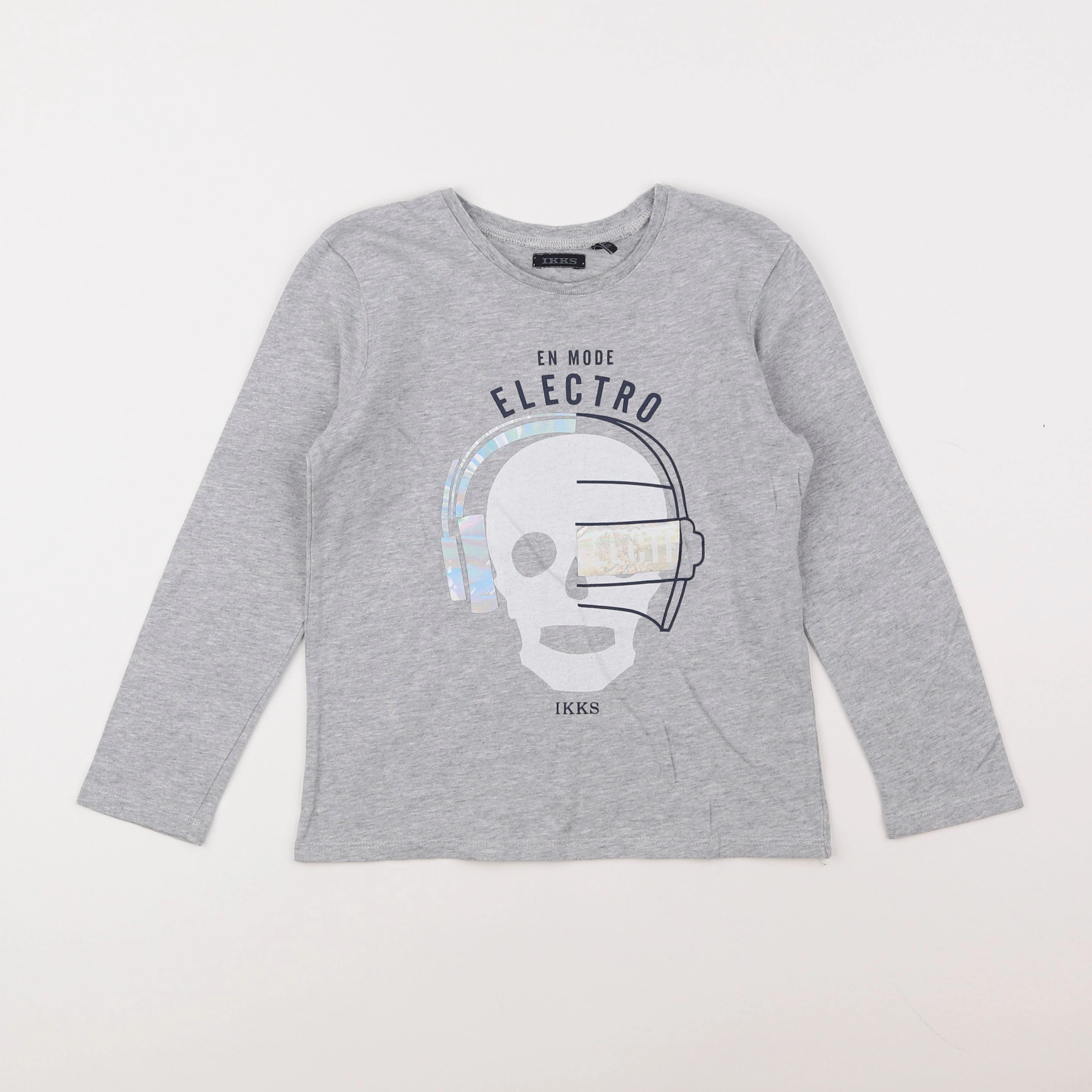 IKKS - tee-shirt gris - 6 ans