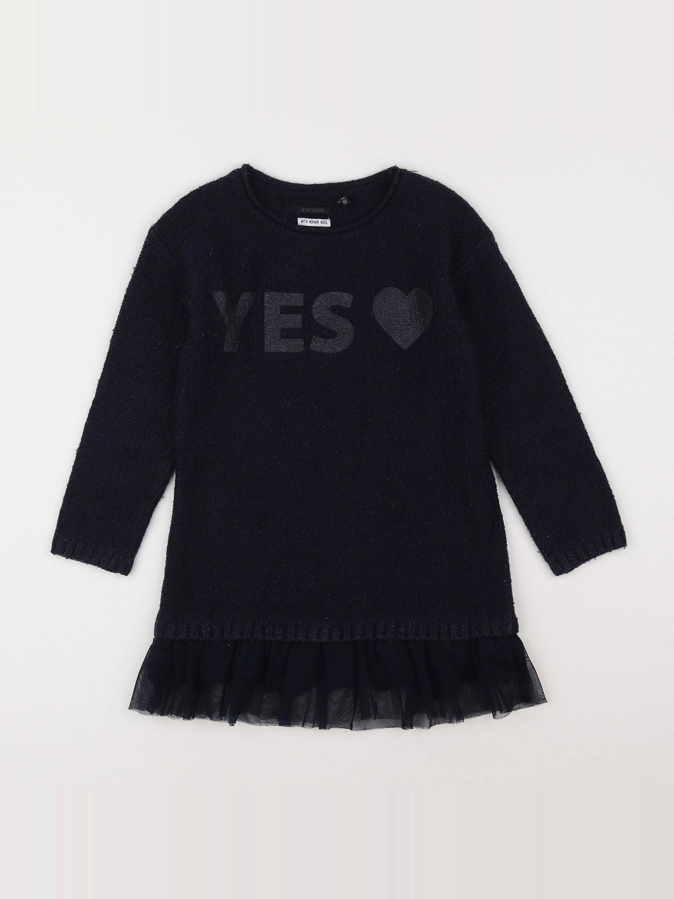 IKKS - robe bleu - 6 ans