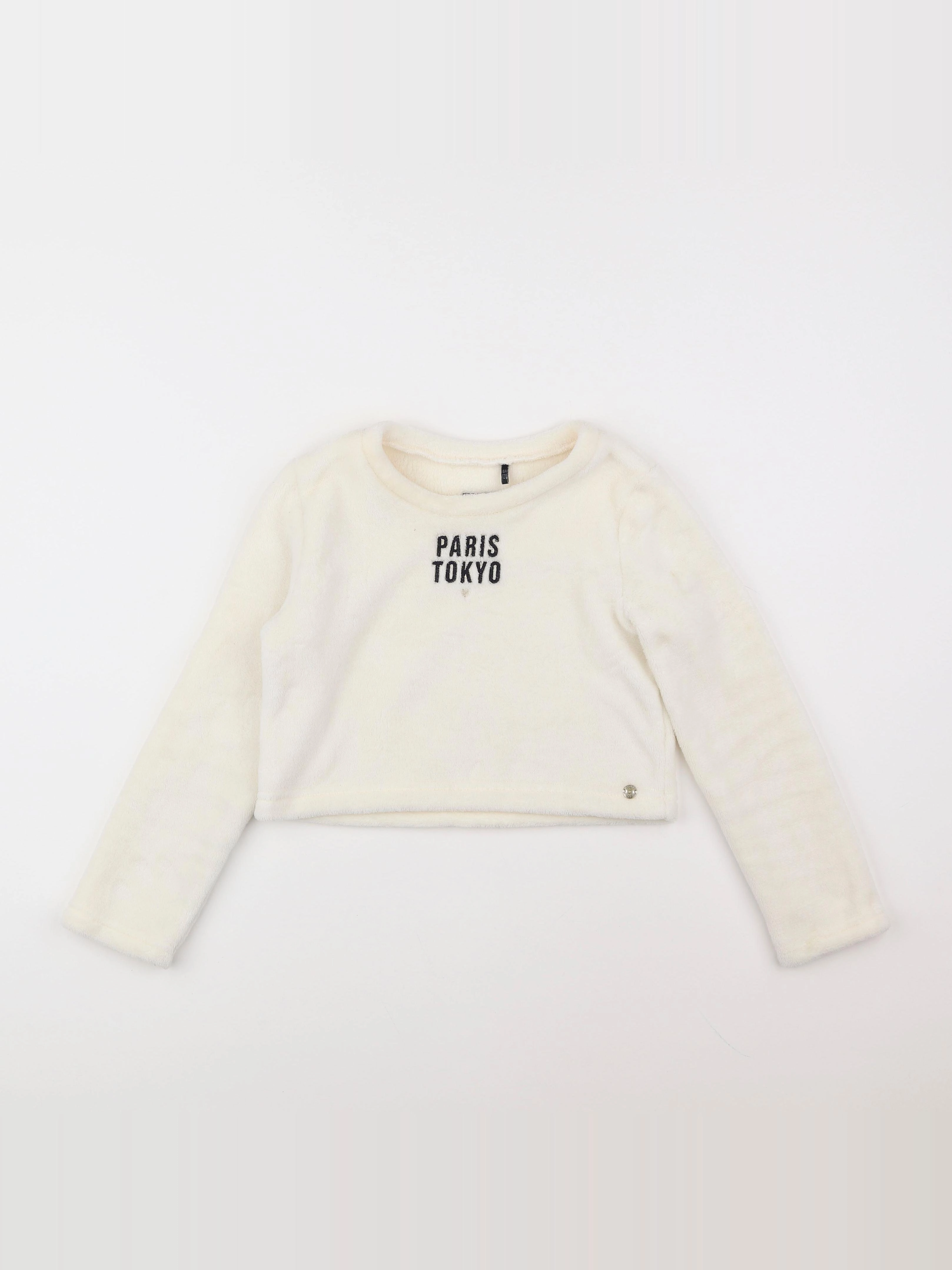 IKKS - polaire blanc - 8 ans