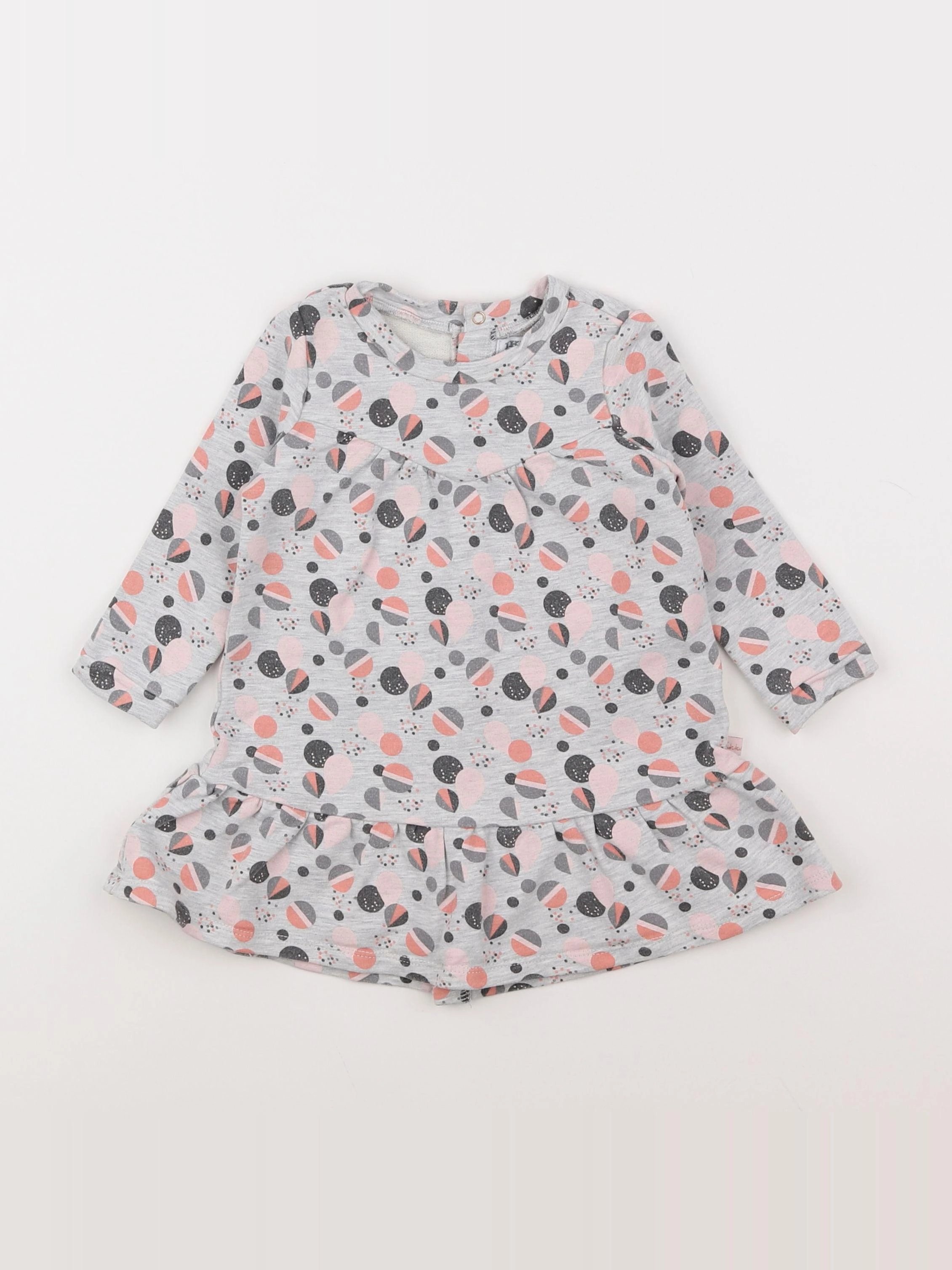 IKKS - robe gris - 18 mois