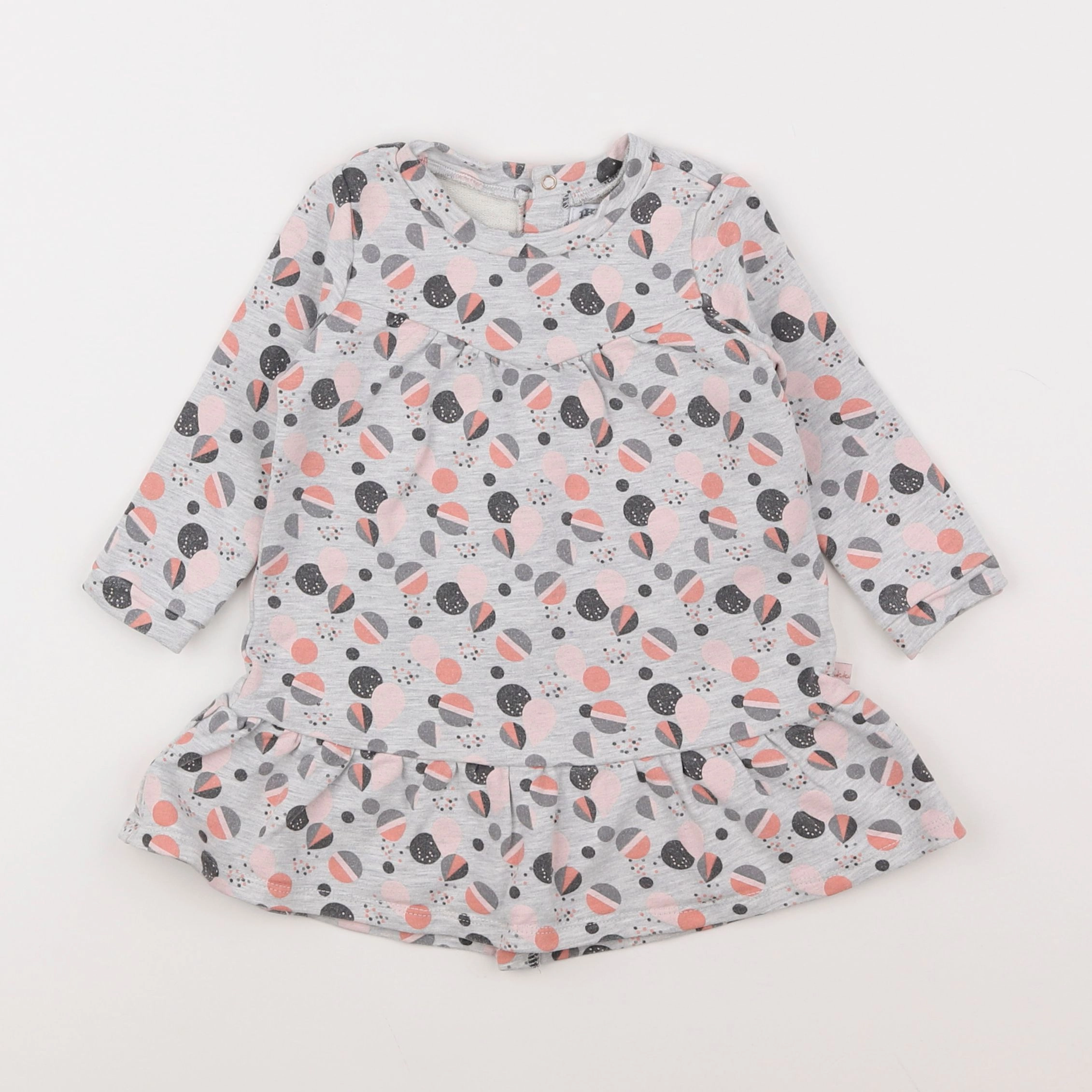 IKKS - robe gris - 18 mois