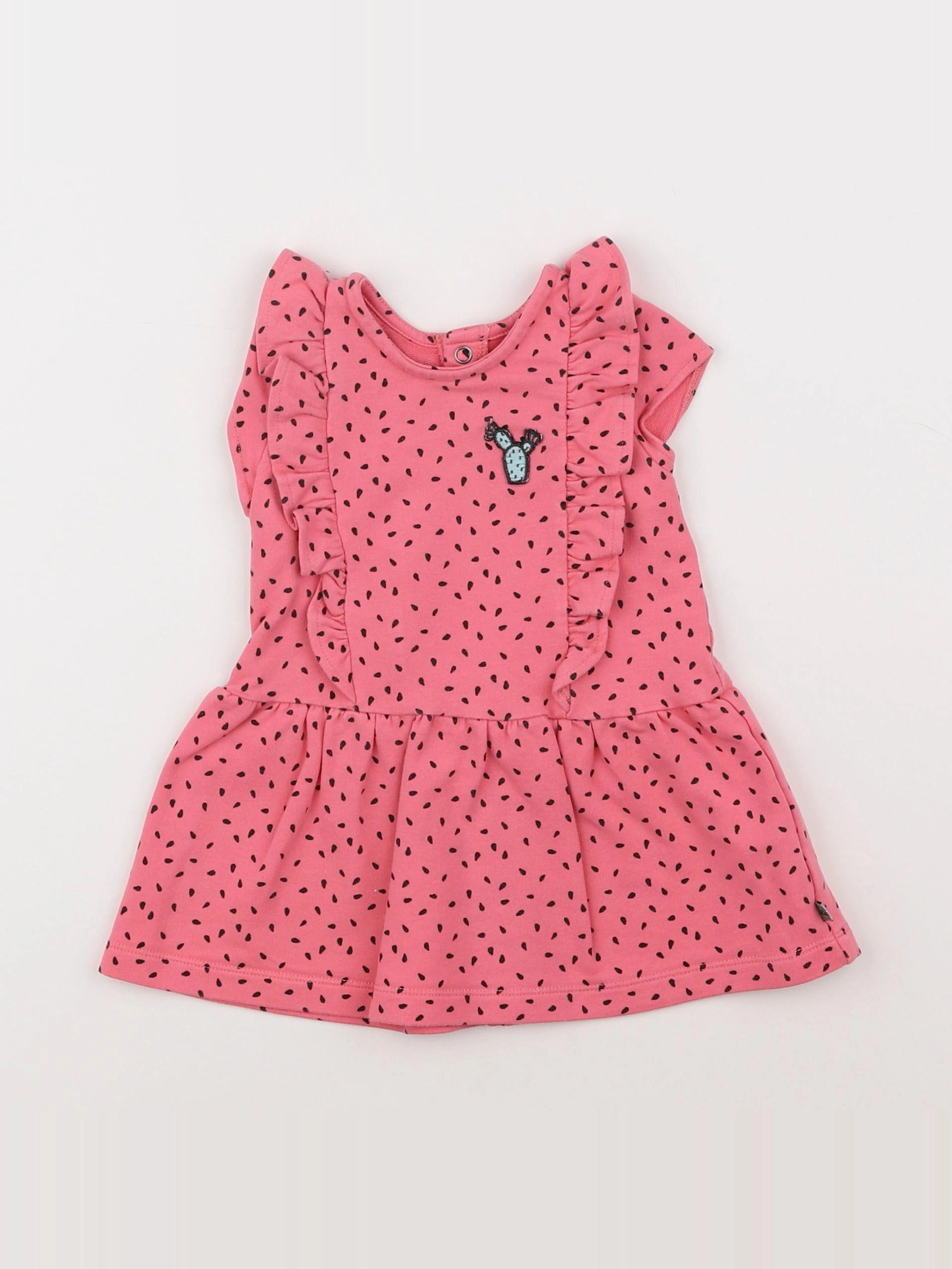 IKKS - robe rose - 6 mois