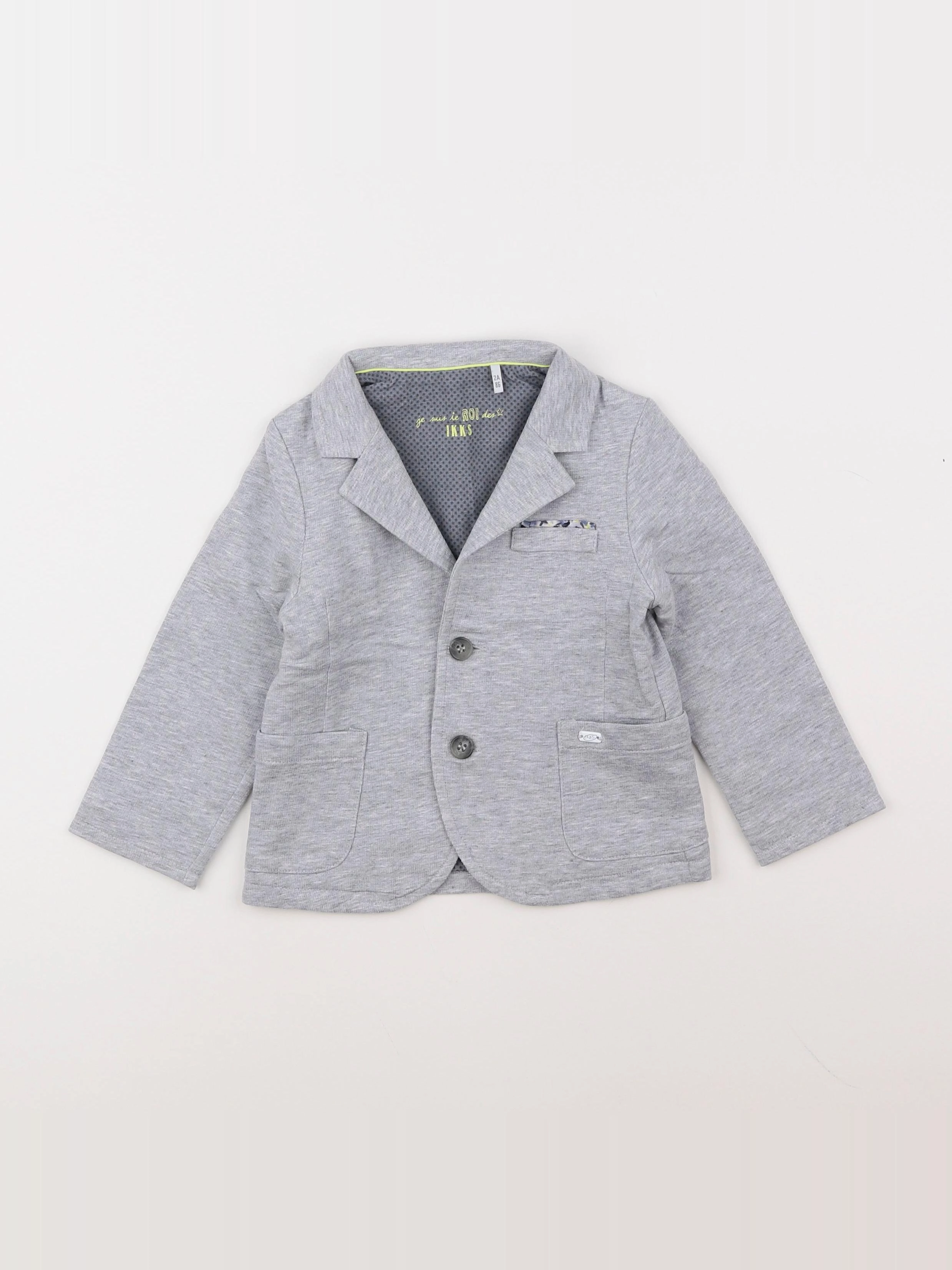IKKS - veste gris - 2 ans