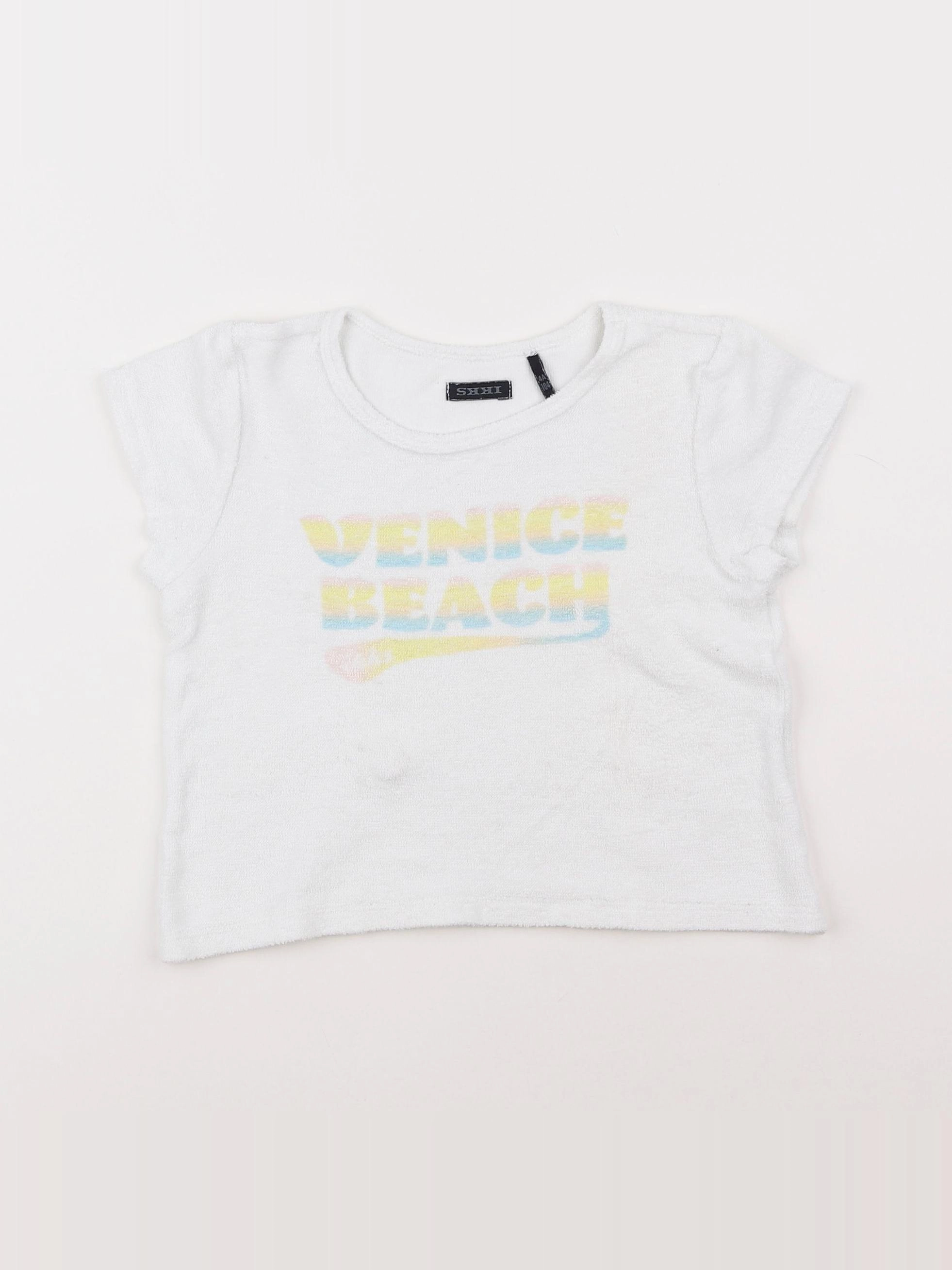 IKKS - tee-shirt blanc - 4 ans