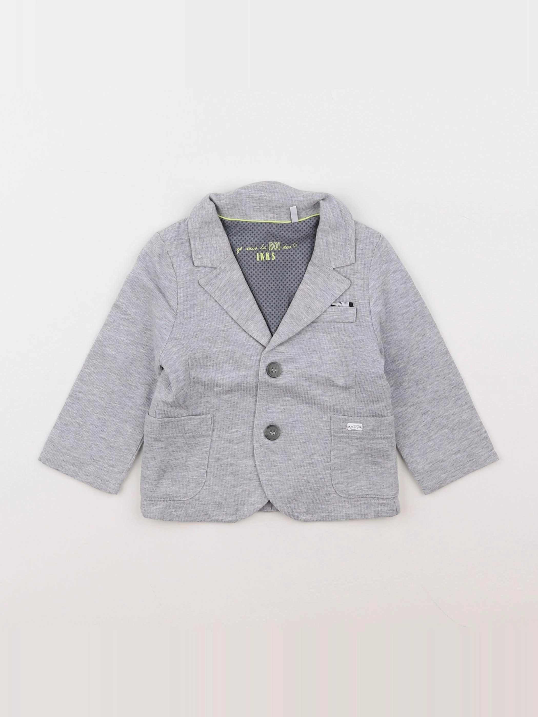 IKKS - veste gris - 6 mois