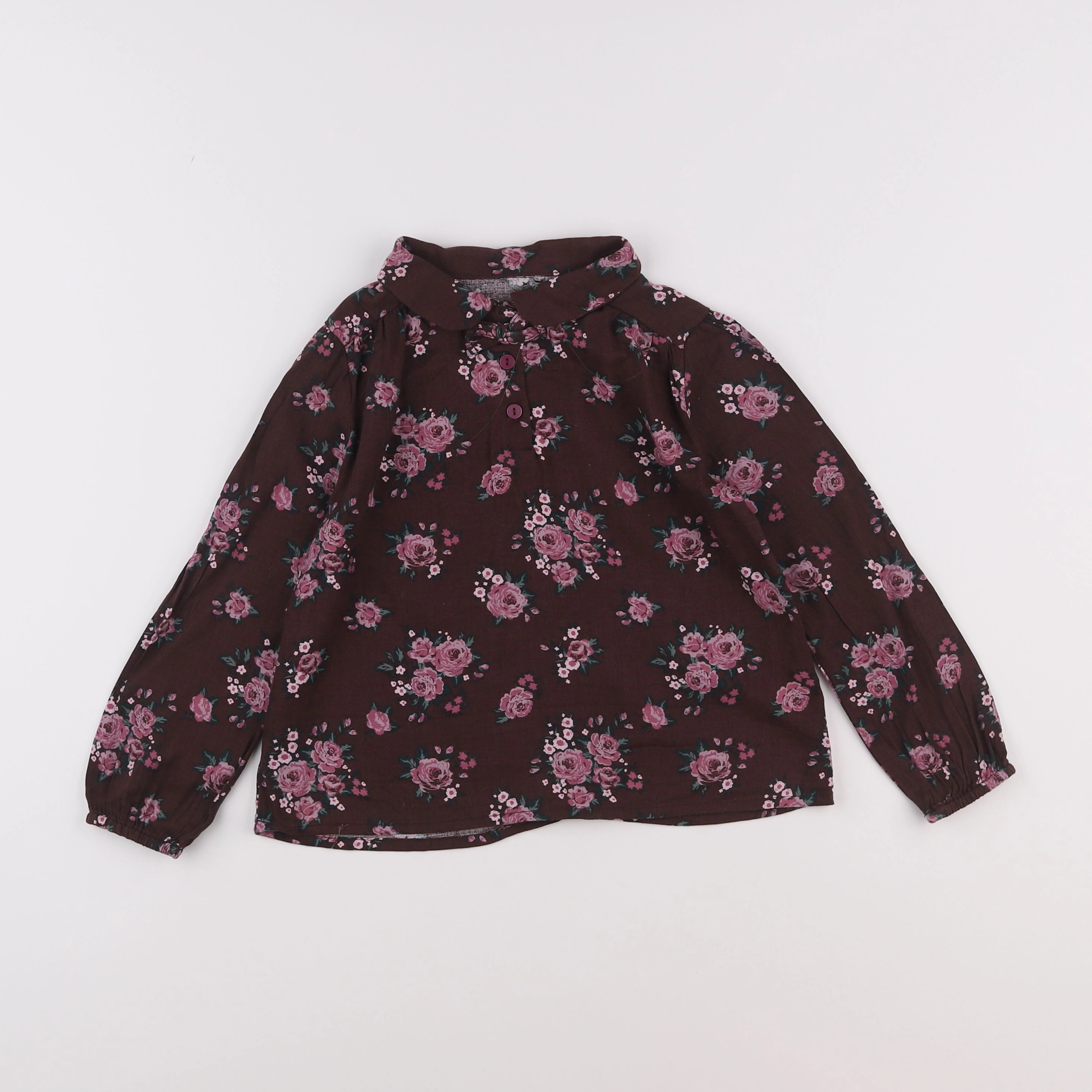 Vertbaudet - blouse violet - 5 ans