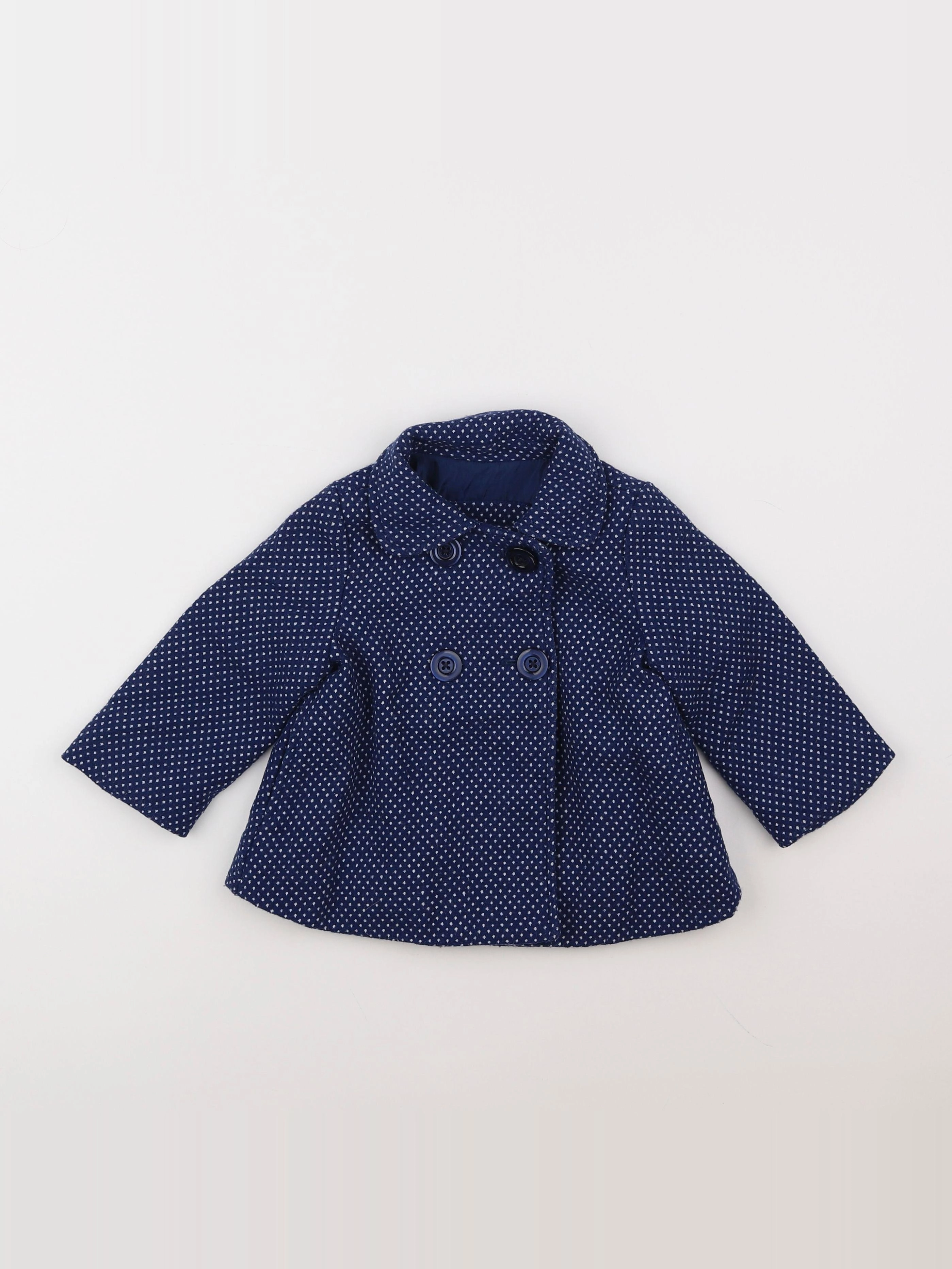 GAP - manteau bleu - 12/18 mois