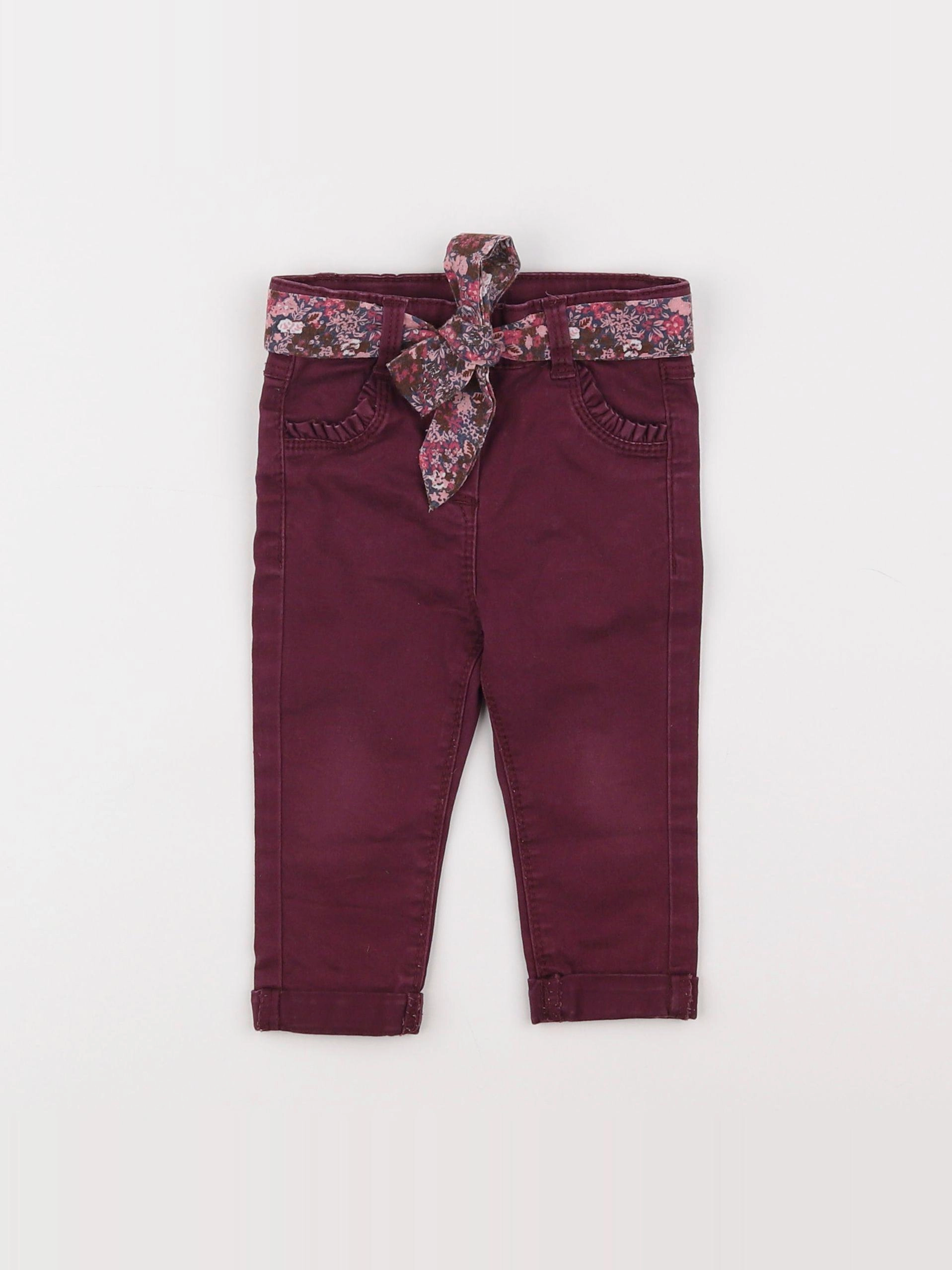 Tape à l'oeil - pantalon violet - 9 mois