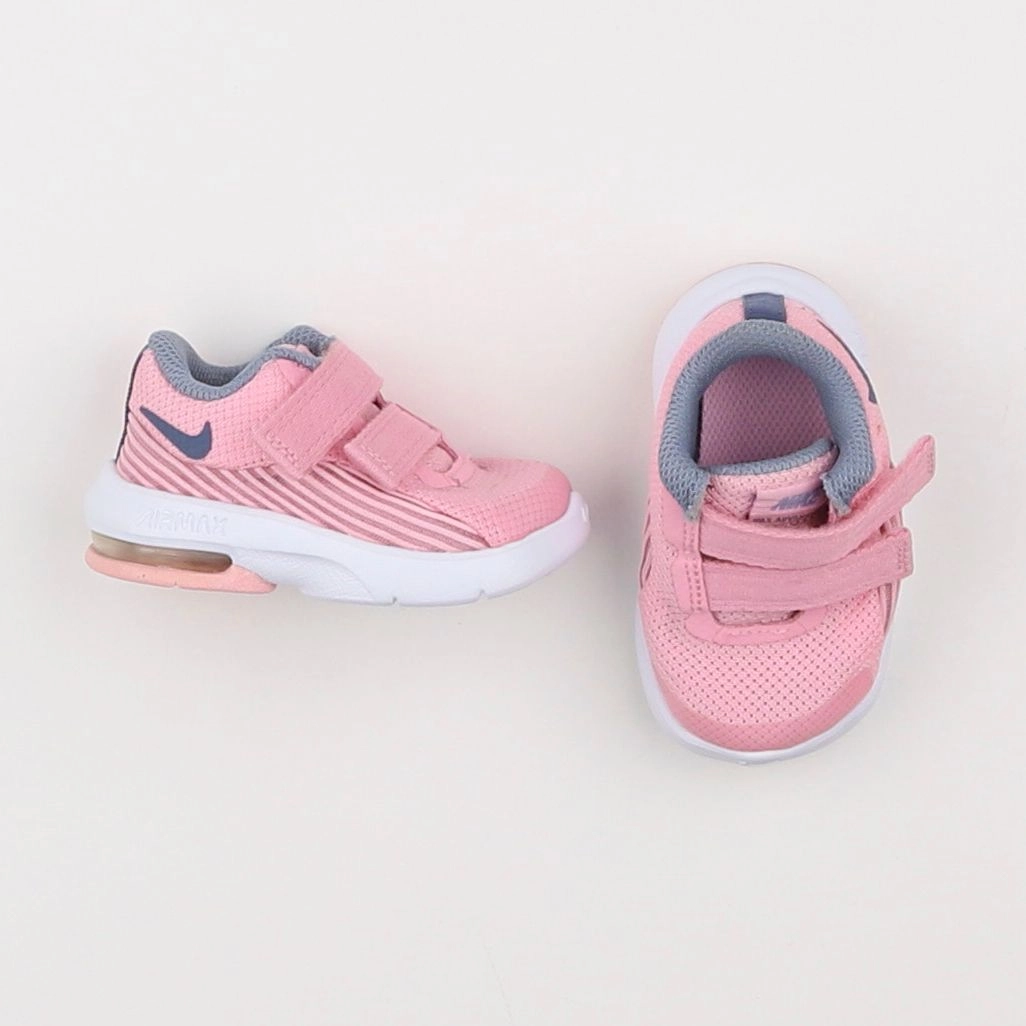 Nike - tennis à scratch/ lacets rose - pointure 17