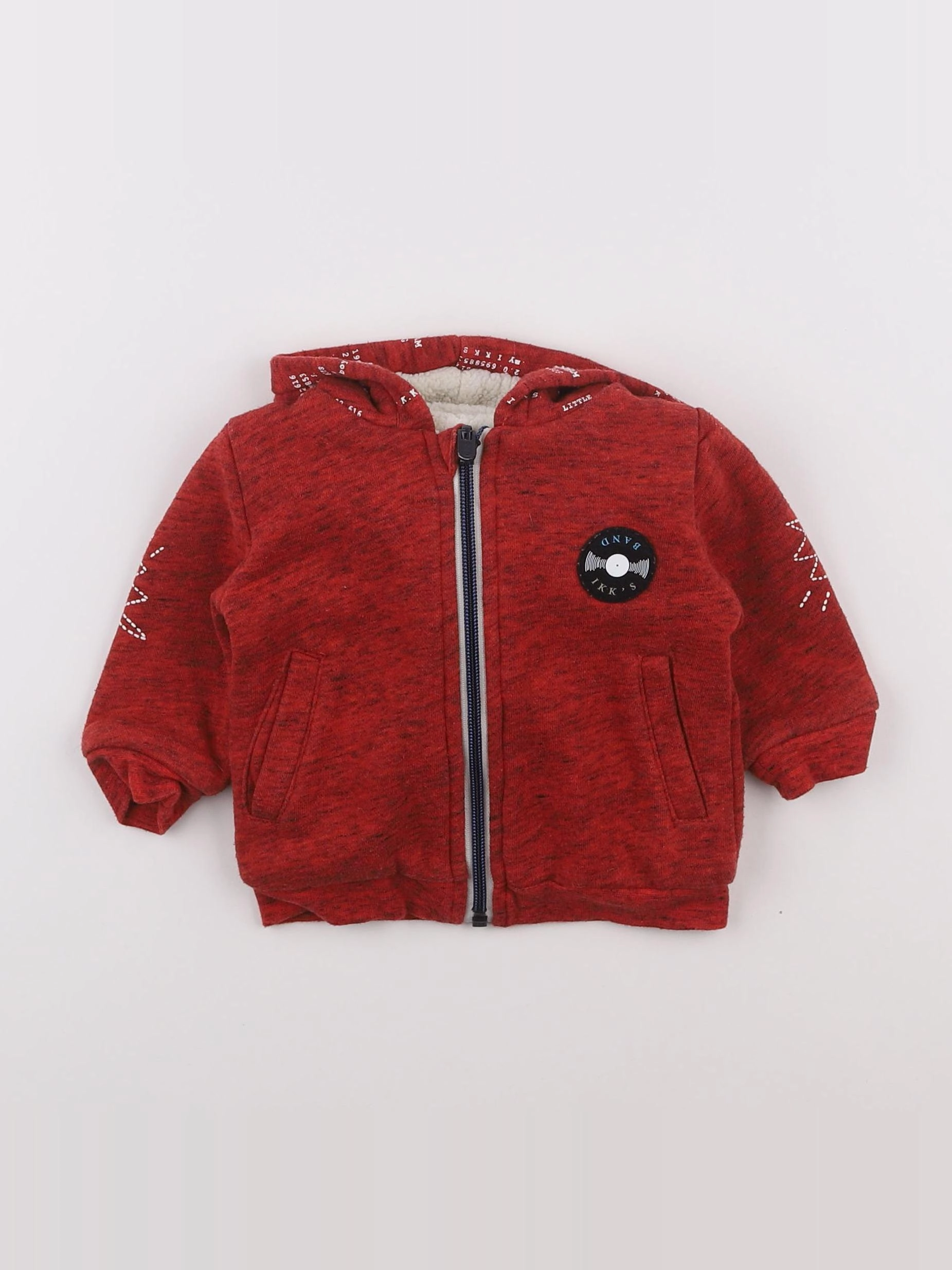 IKKS - sweat rouge - 6 mois