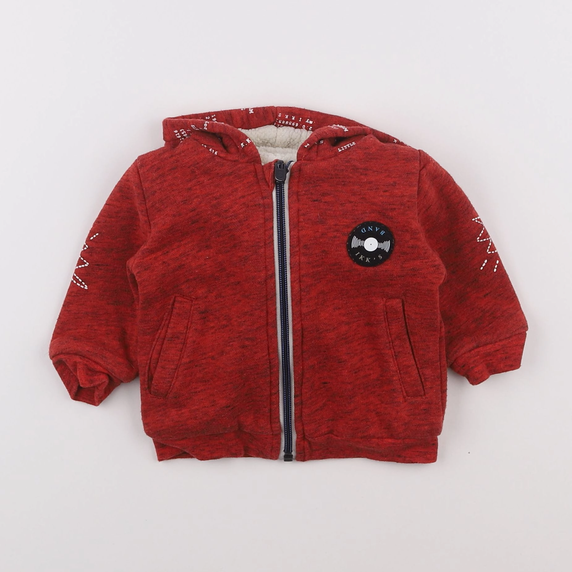 IKKS - sweat rouge - 6 mois