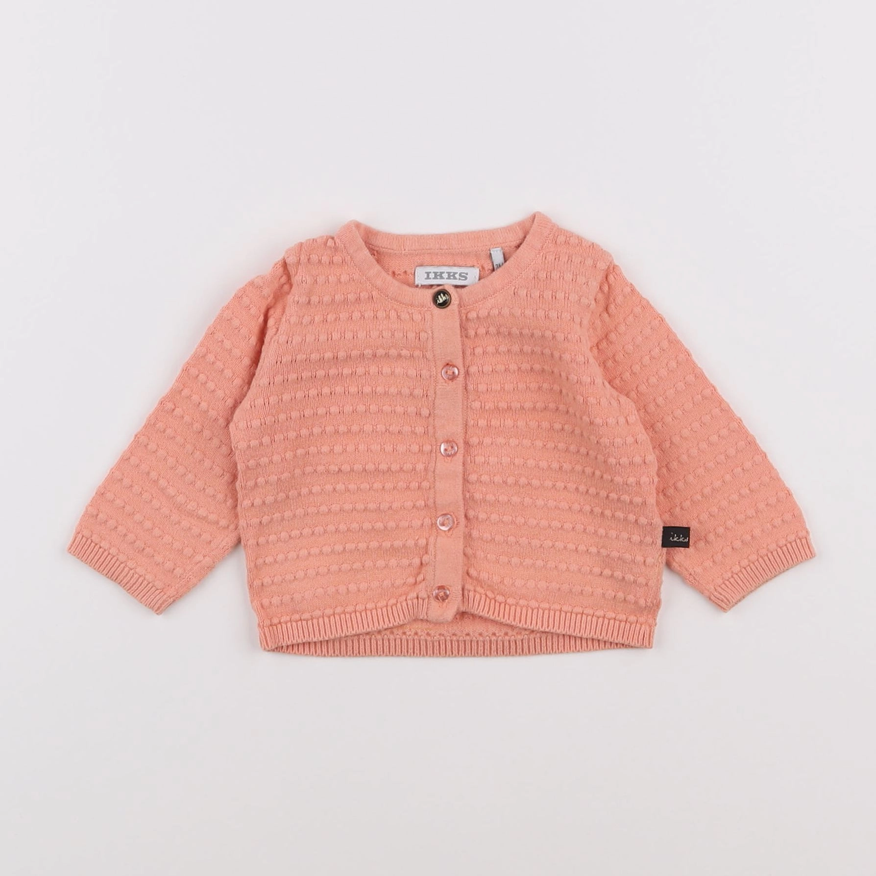IKKS - gilet rose - 3 mois