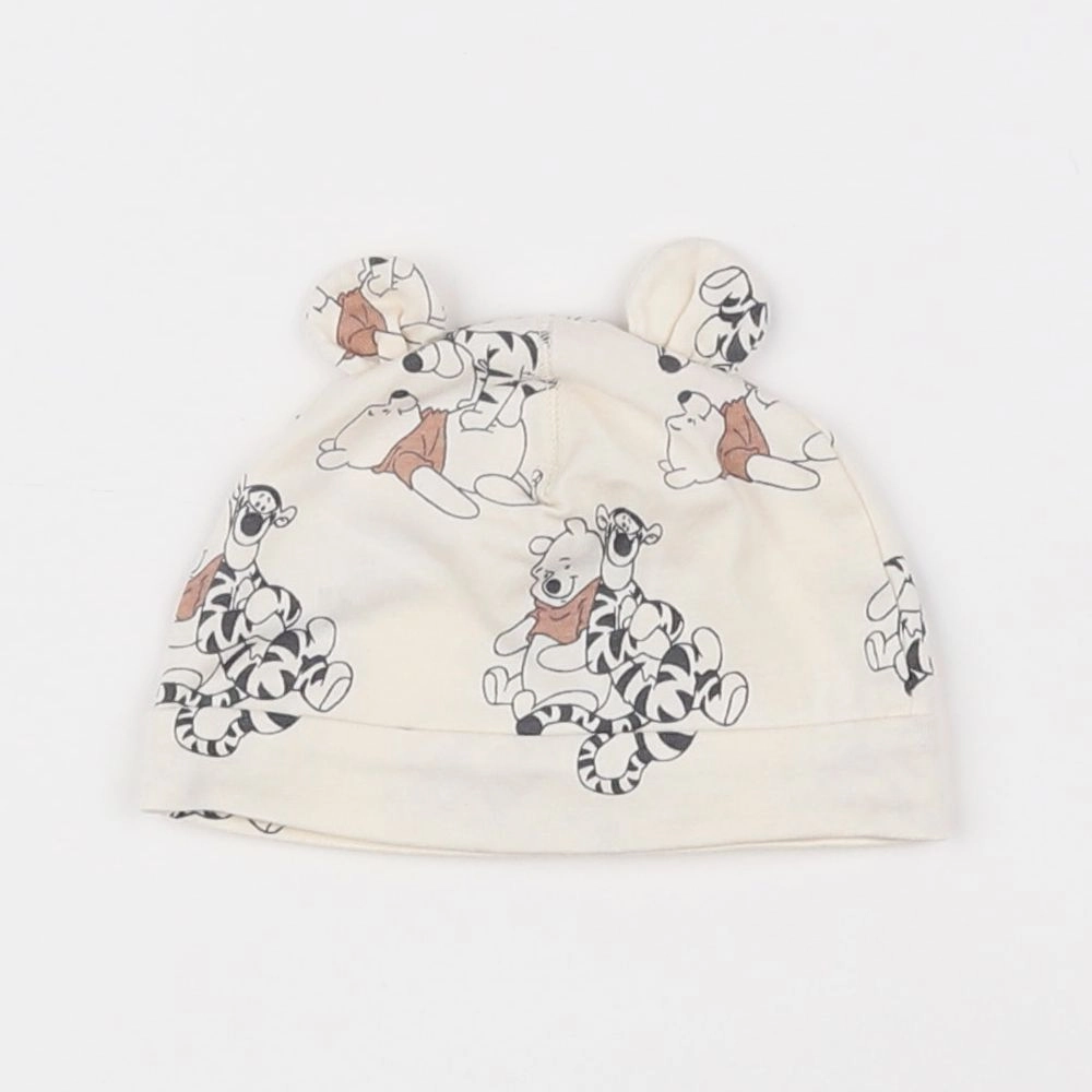 H&M - bonnet beige - 1 mois