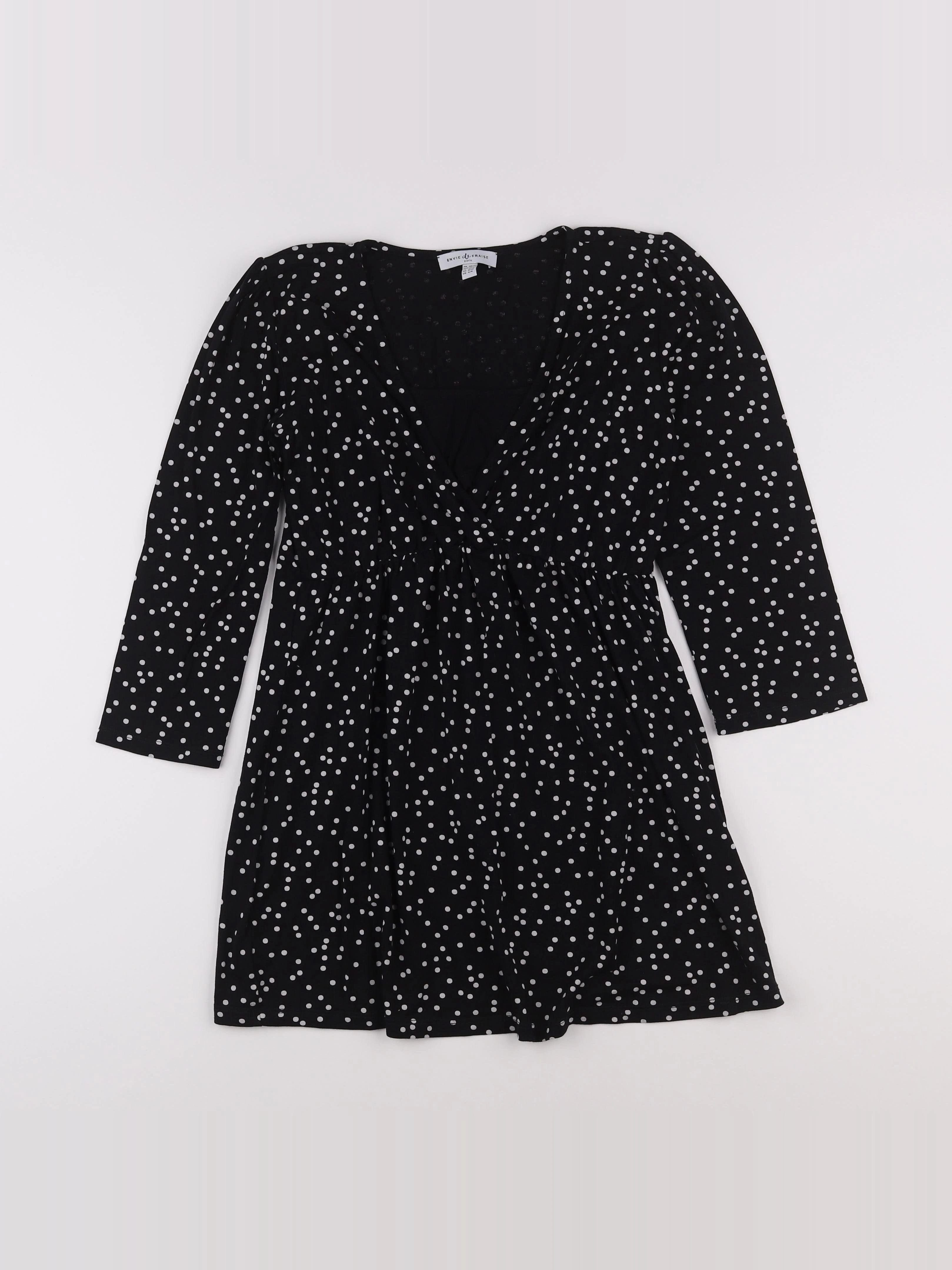 Envie de fraise - tee-shirt grossesse noir - 36 à 38
