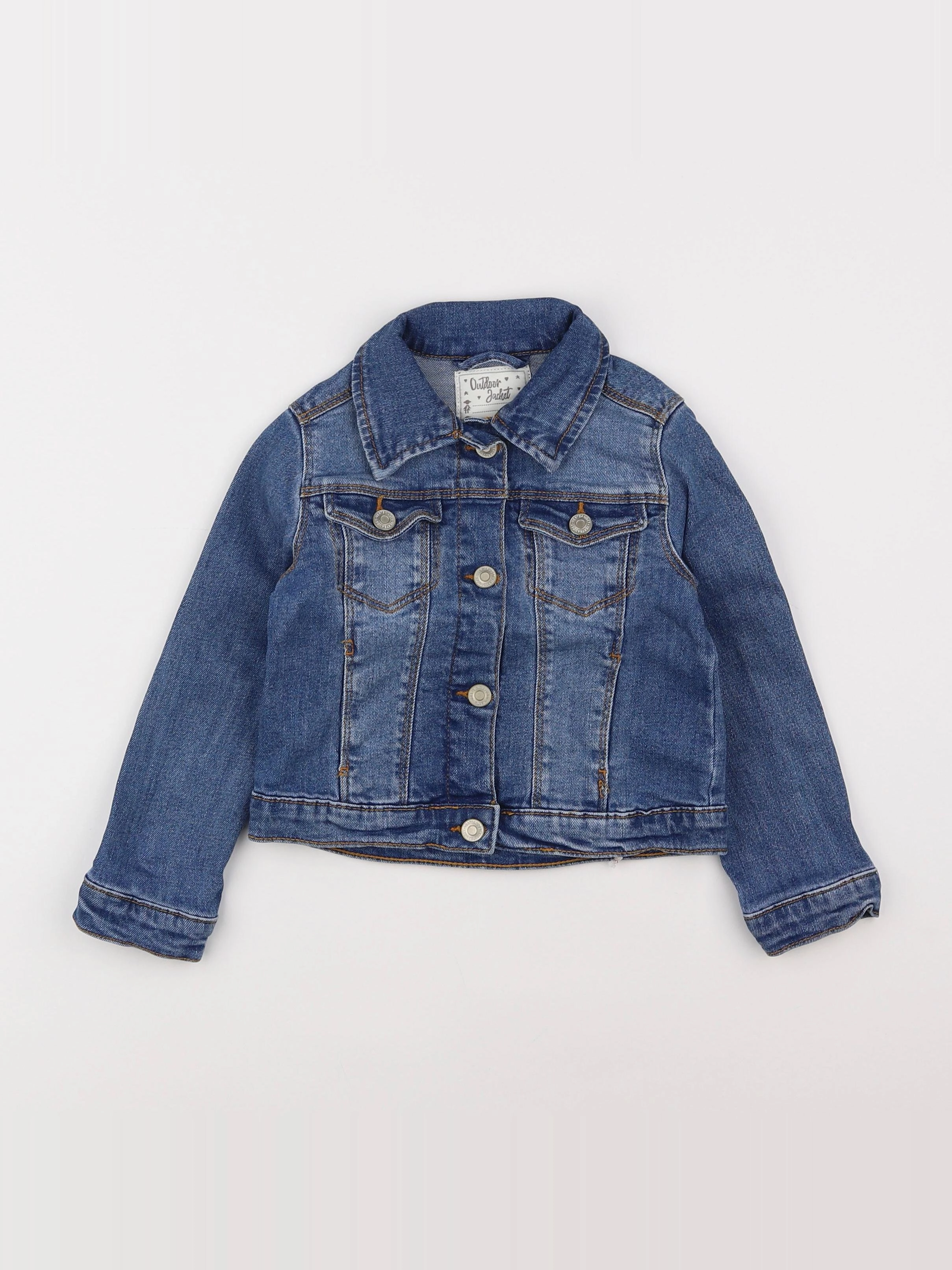 Vertbaudet - veste bleu - 4 ans