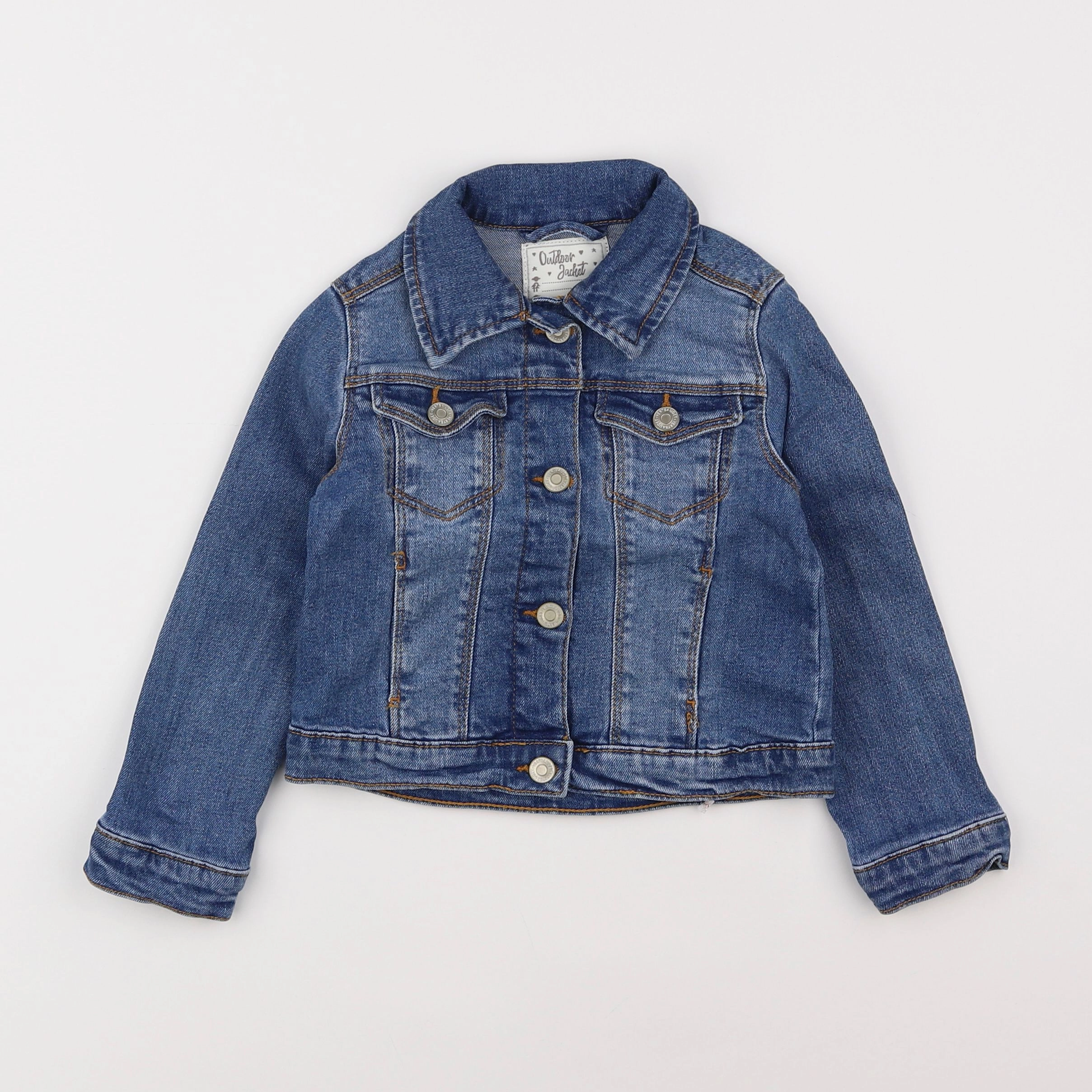 Vertbaudet - veste bleu - 4 ans