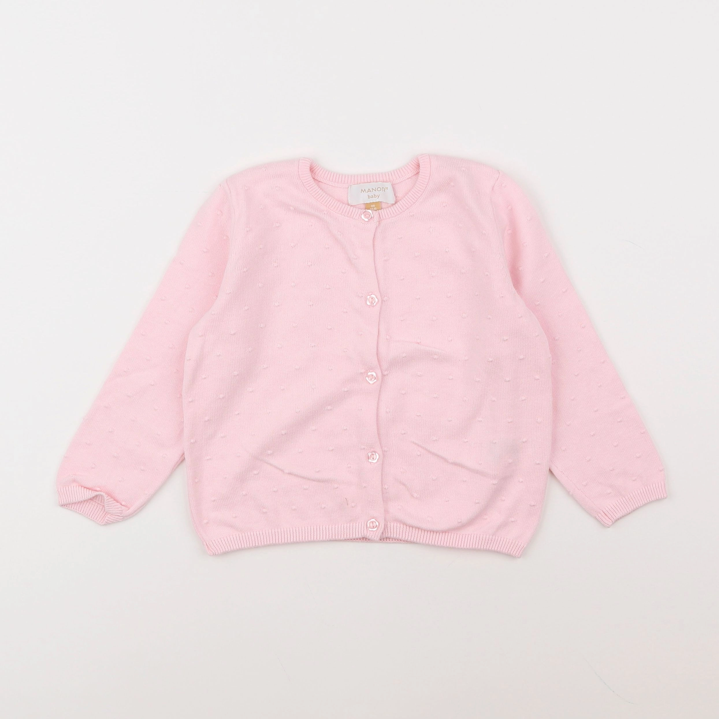 Manor Kids - gilet rose - 18 mois