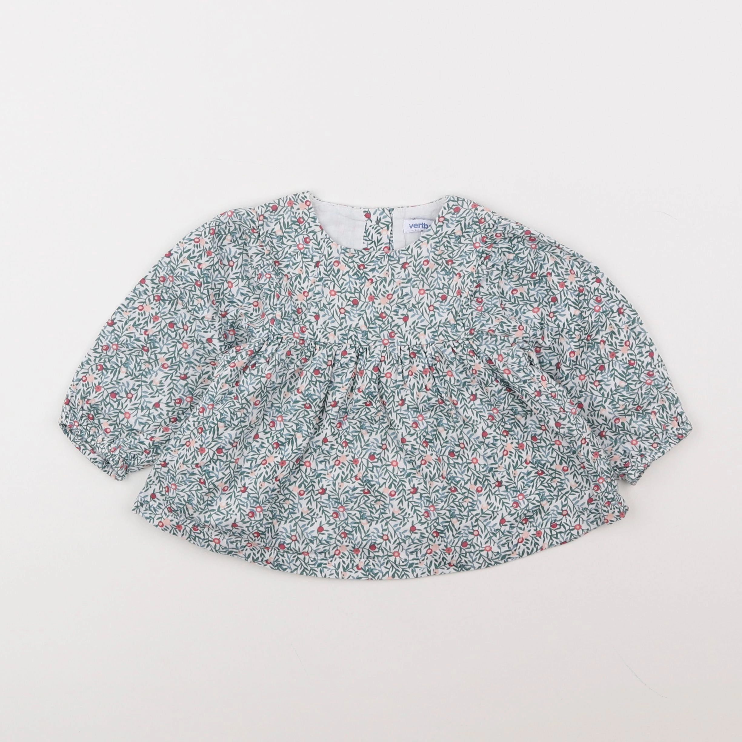 Vertbaudet - blouse multicolore - 12 mois