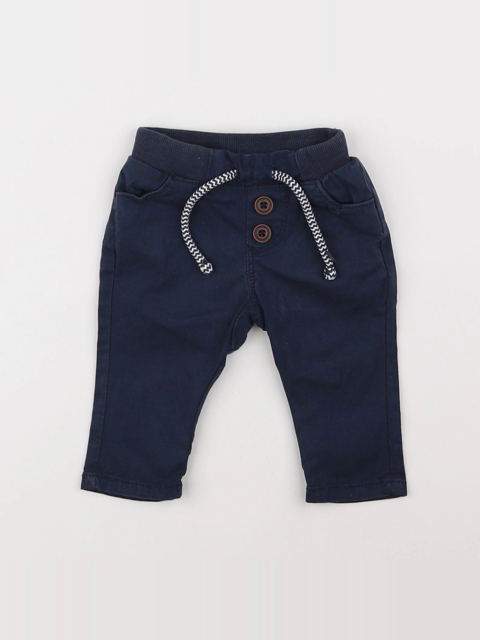 Tape à l'oeil - pantalon bleu - 3 mois