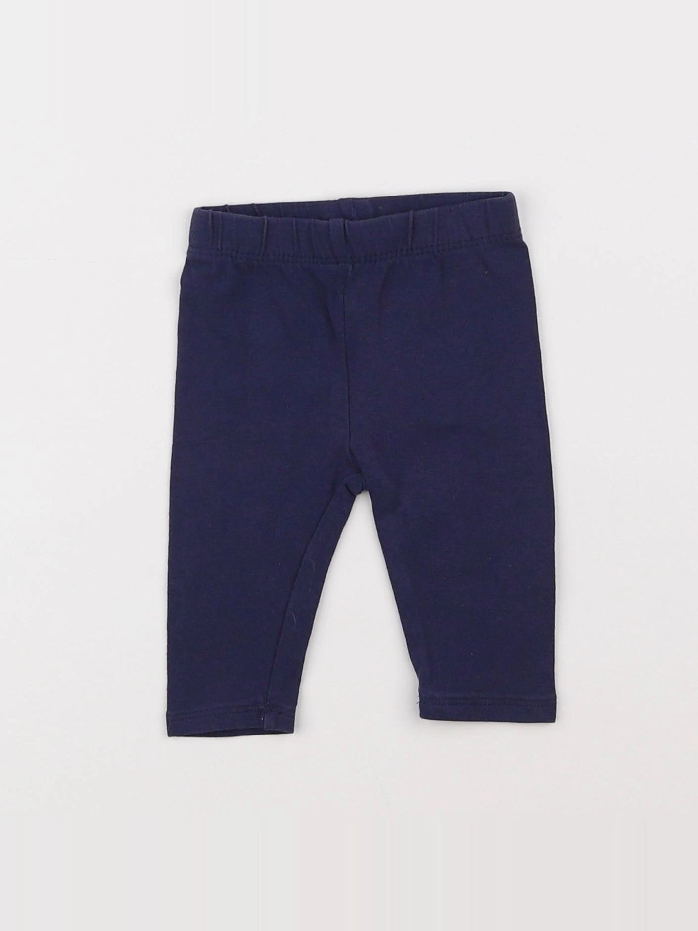 Vertbaudet - legging bleu - 3 mois