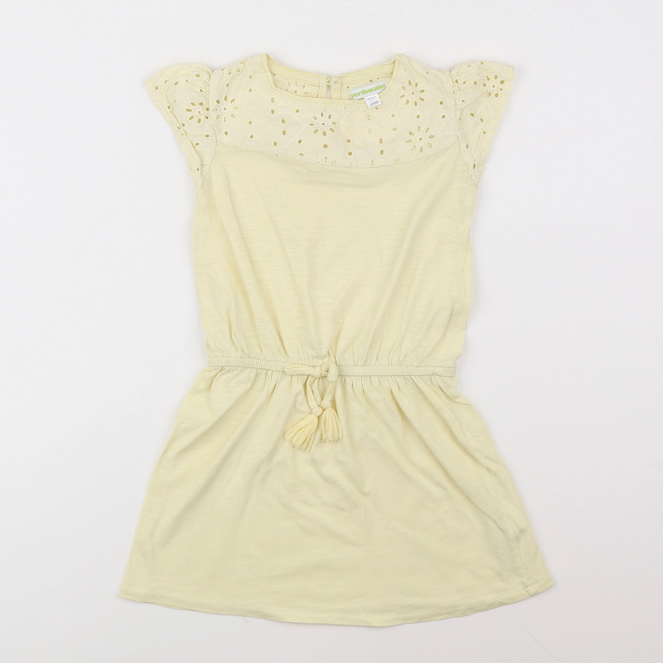 Vertbaudet - robe jaune - 4 ans