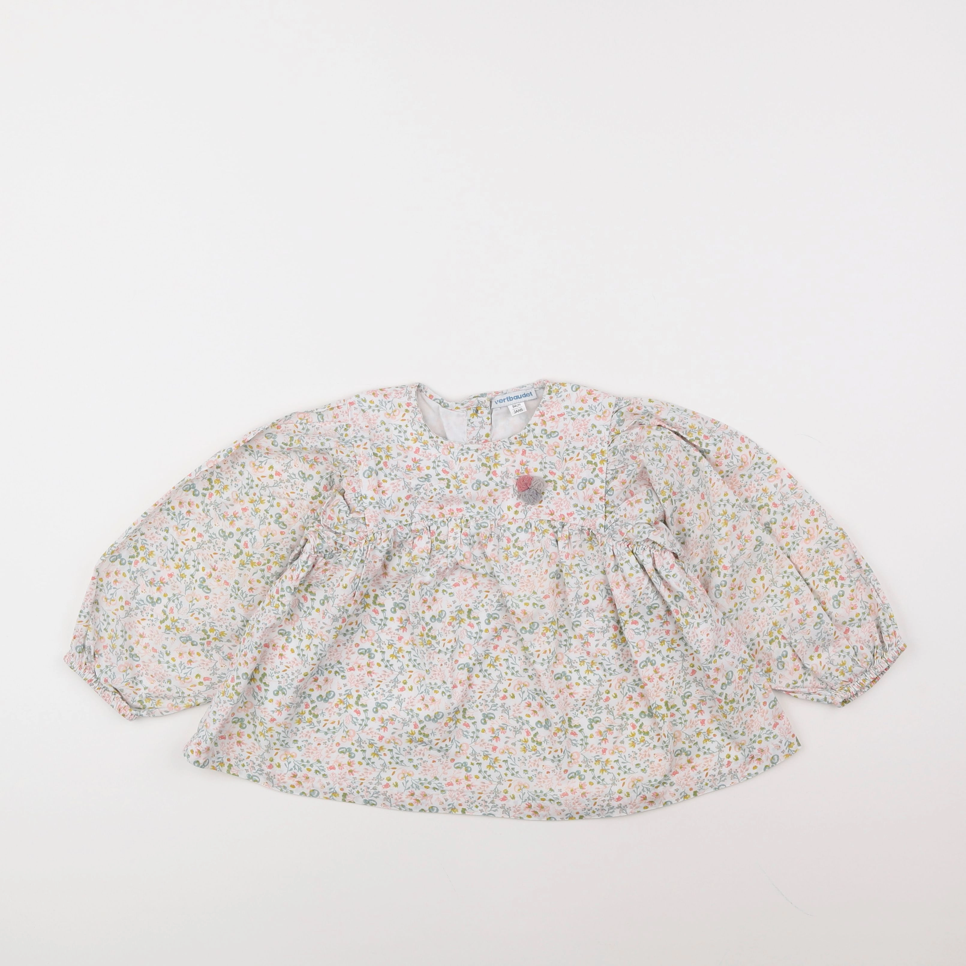 Vertbaudet - blouse multicolore - 3 ans